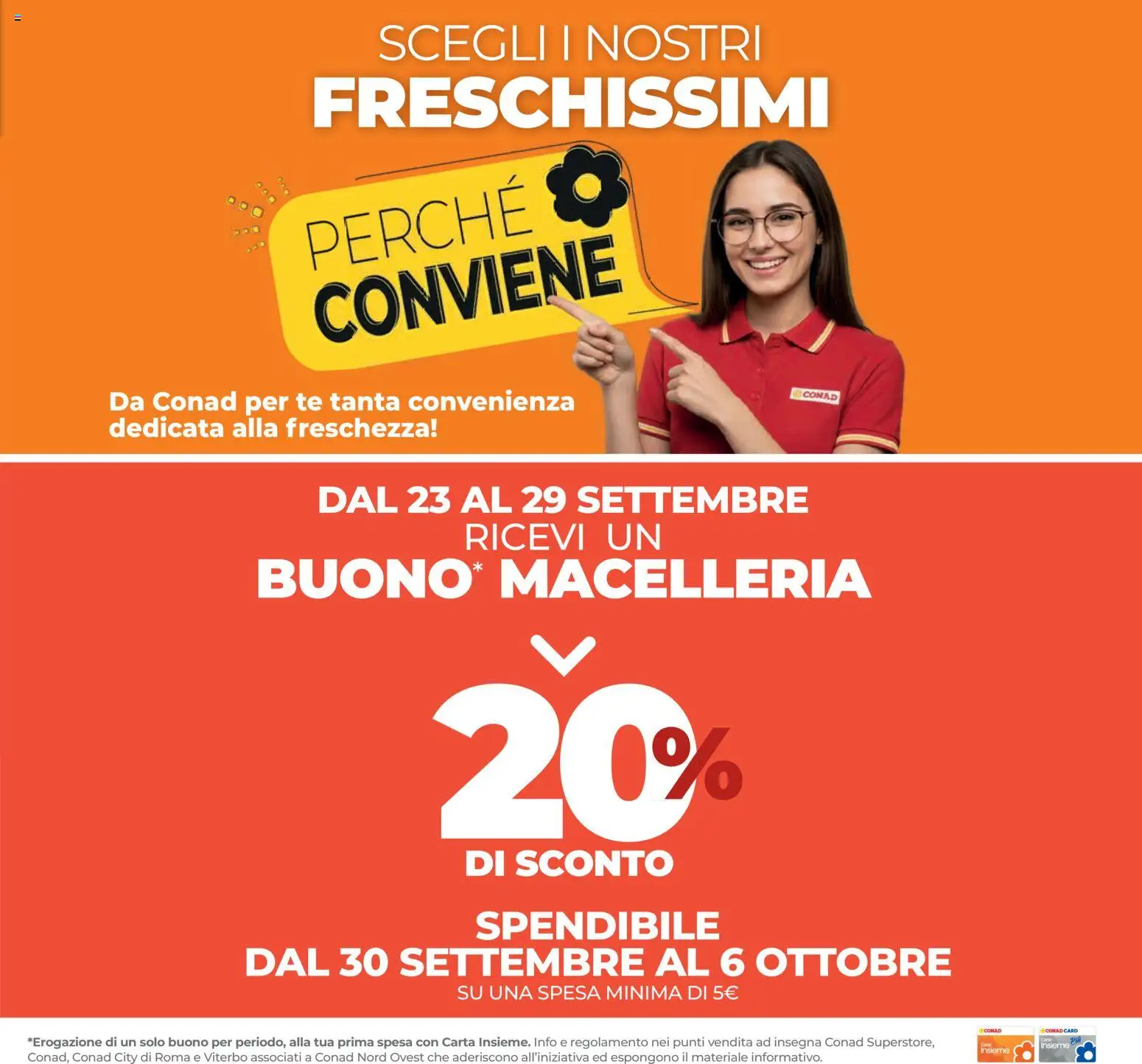 Conad volantino Volantino in Italy