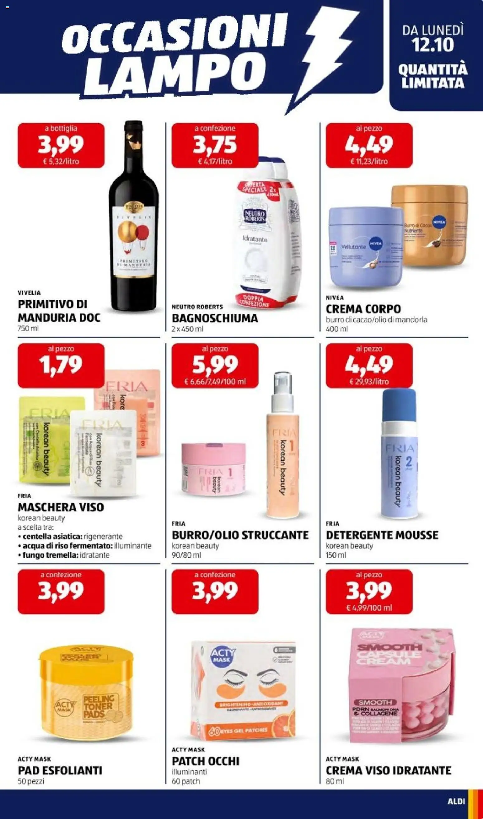 Aldi volantino Volantino in Italy
