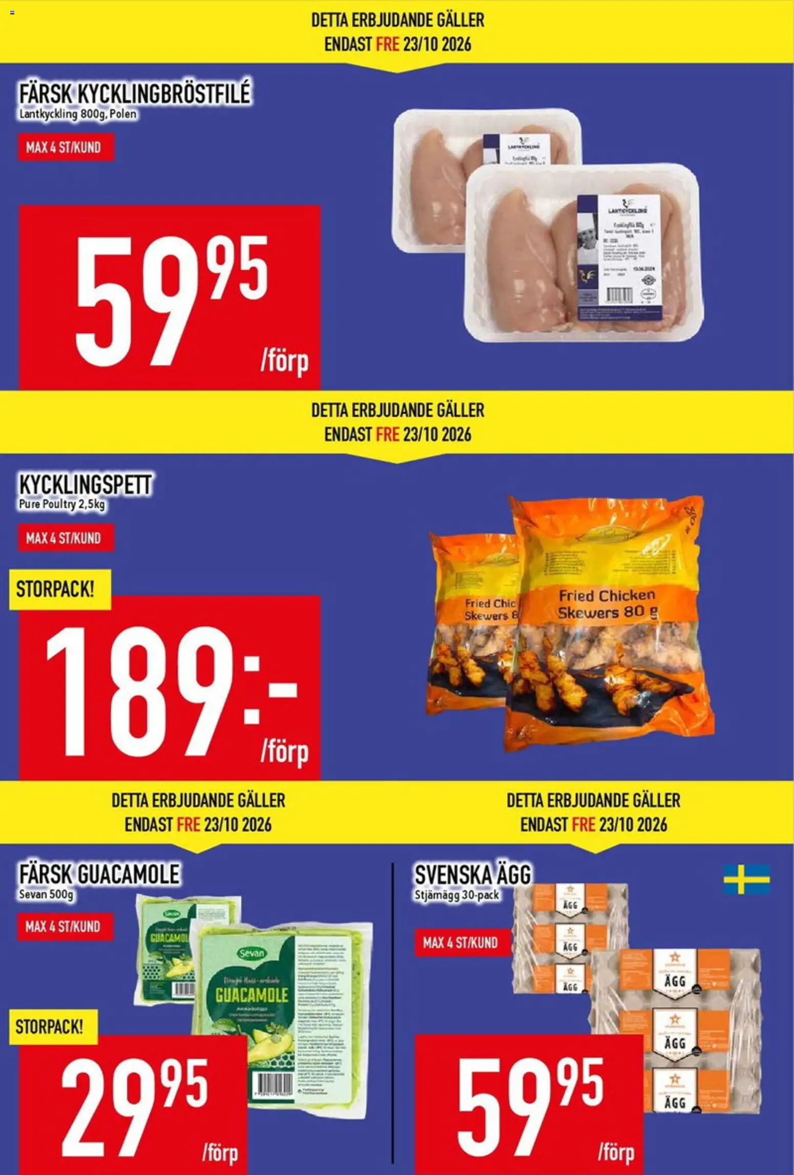 Matdax erbjudanden Reklamblad in Sverige
