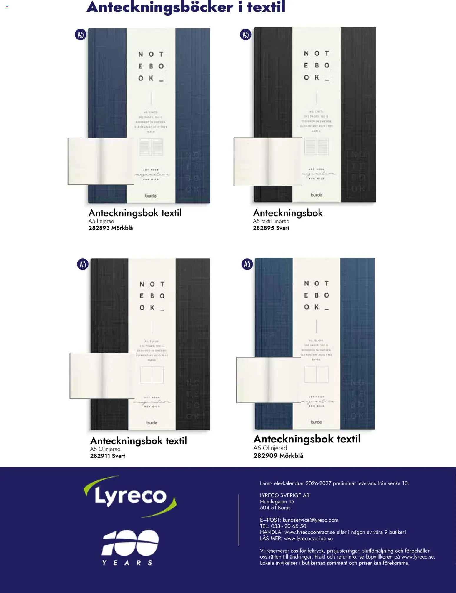 Nuvarande Lyreco - erbjudanden från 📣 01/08/2026 - 31/07/2027 📣 | Sverige