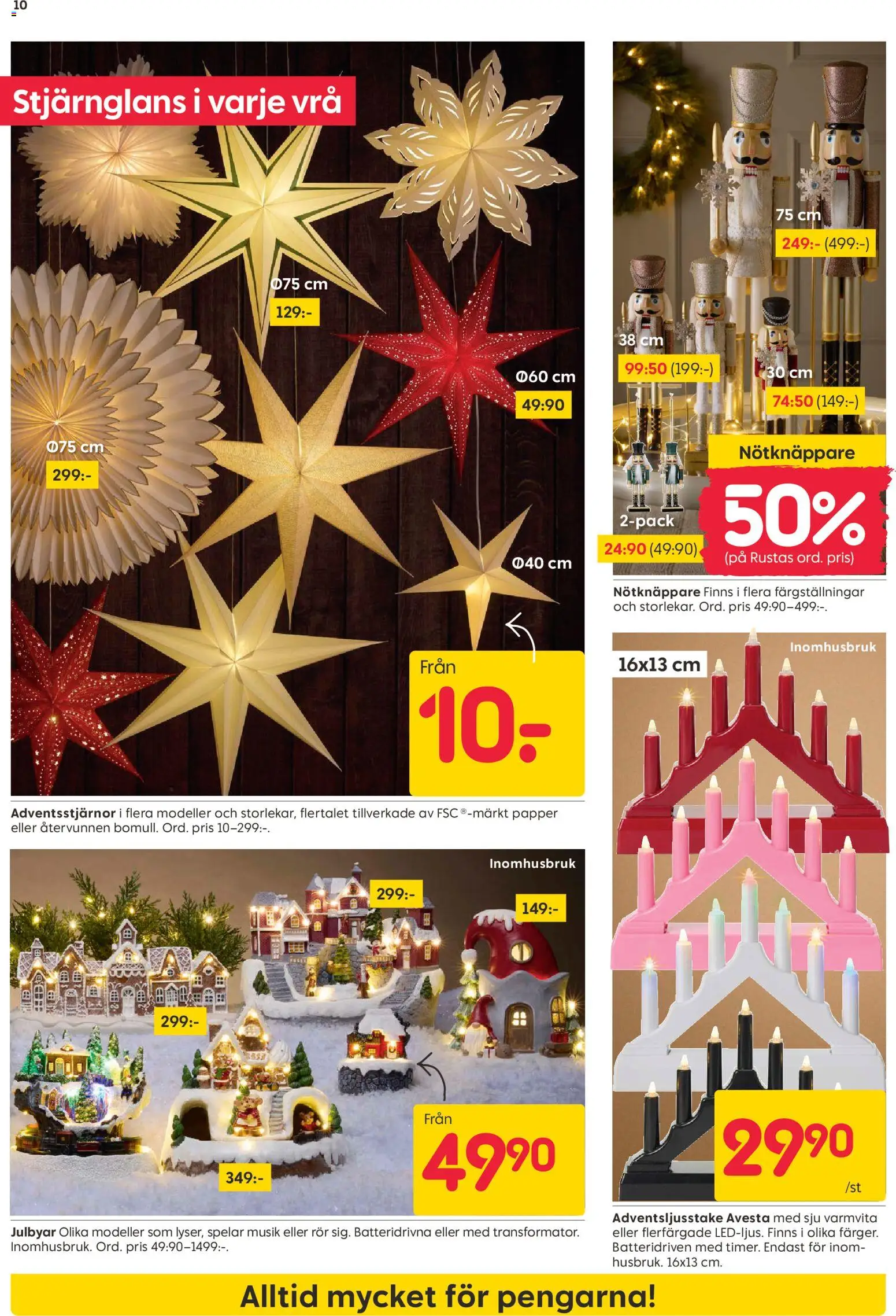 Rusta erbjudanden Reklamblad in Sverige
