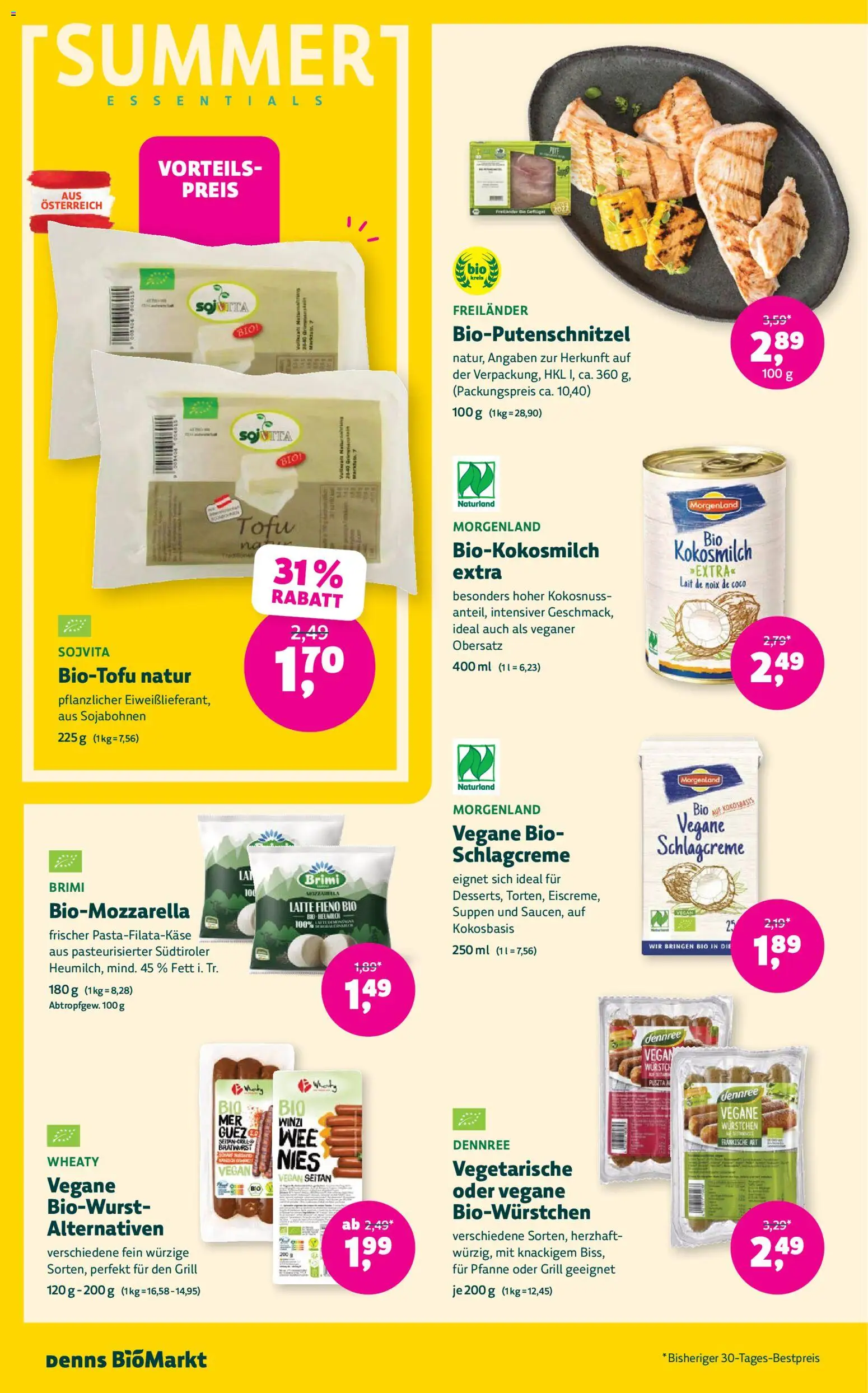 Die besten Angebote | Denns BioMarkt Angebote ab 01.07.2026 | - Jetzt stöbern! | Österreich