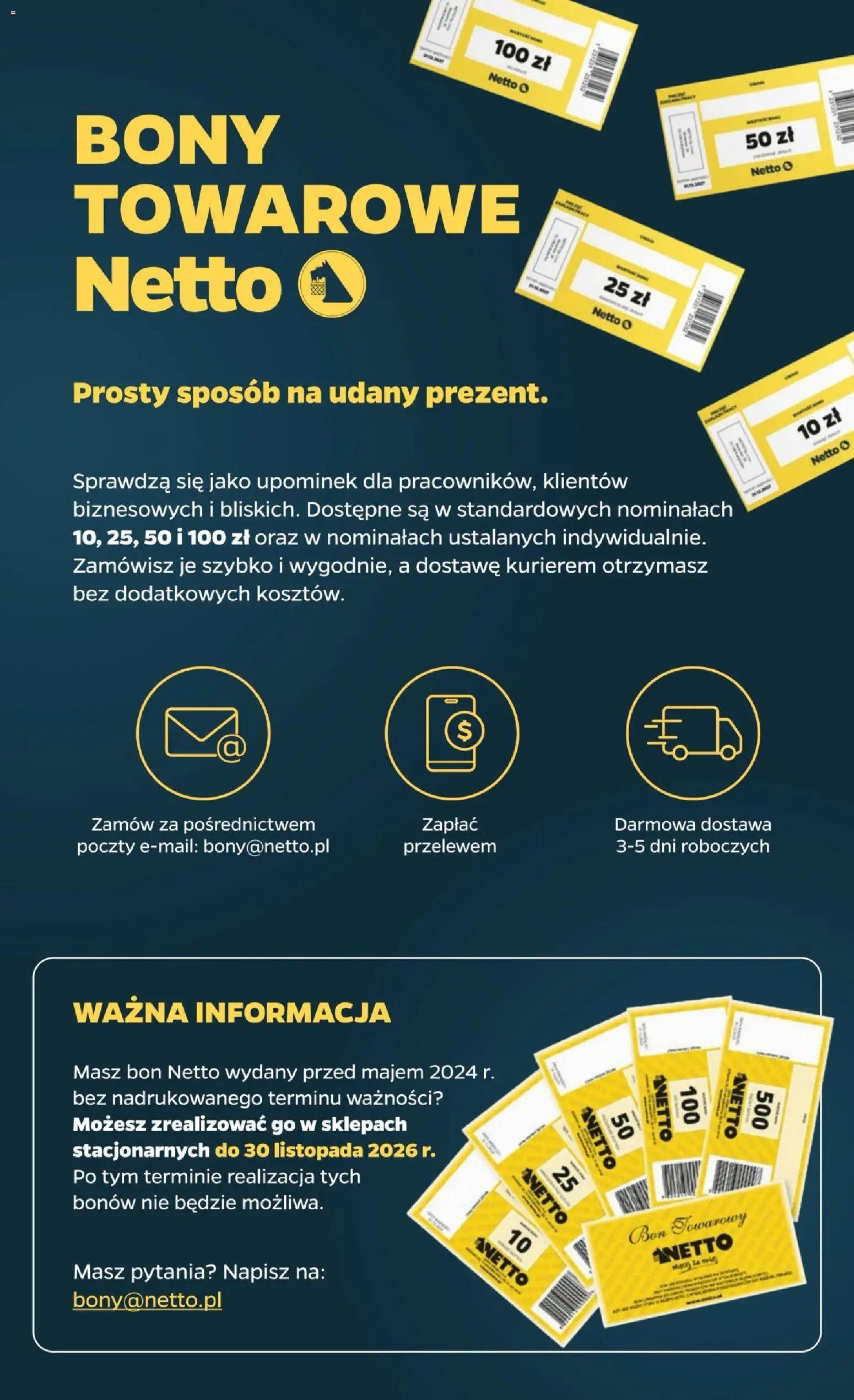 Netto gazetka od poniedziałku Gazetka in Polska