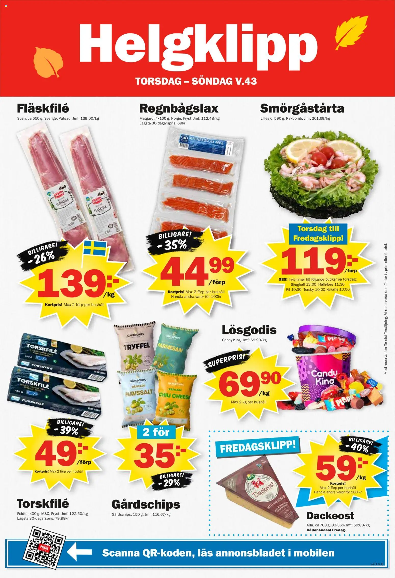 Pekås erbjudanden Reklamblad in Sverige