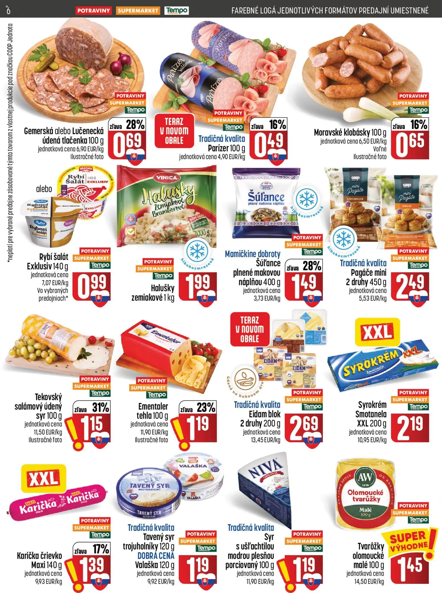 COOP Jednota leták Leták in Slovensko