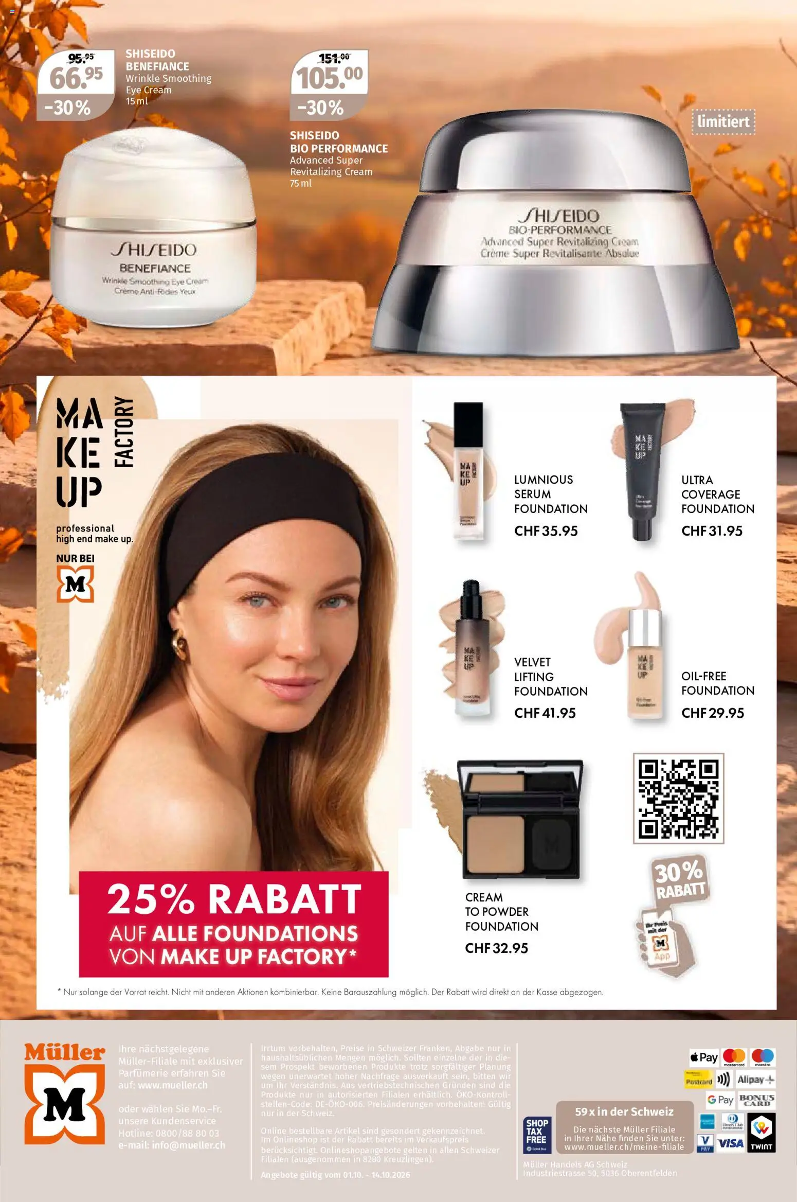 Müller aktionen Beauty-Highlights Prospekt in Schweiz