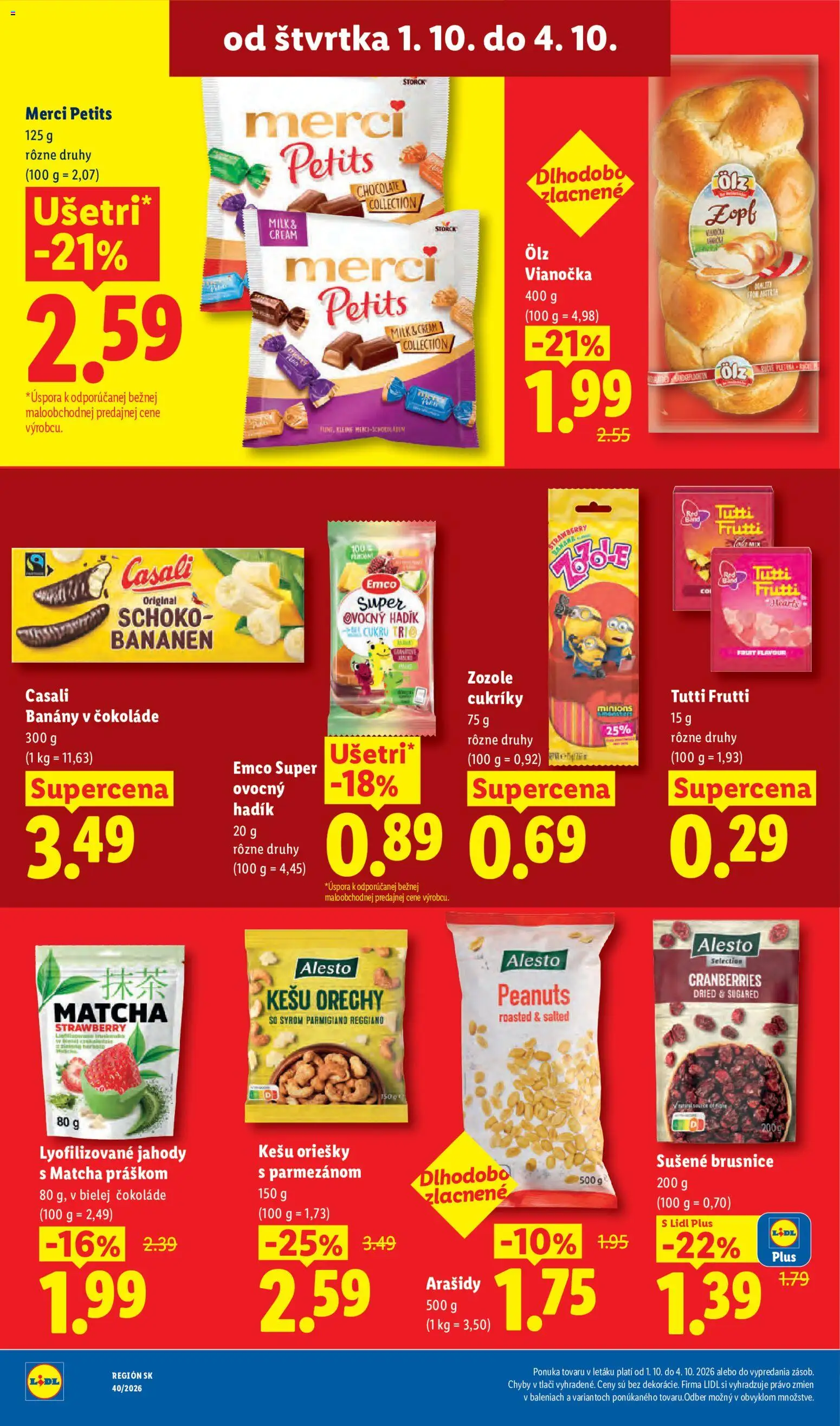 Lidl leták Leták in Slovensko
