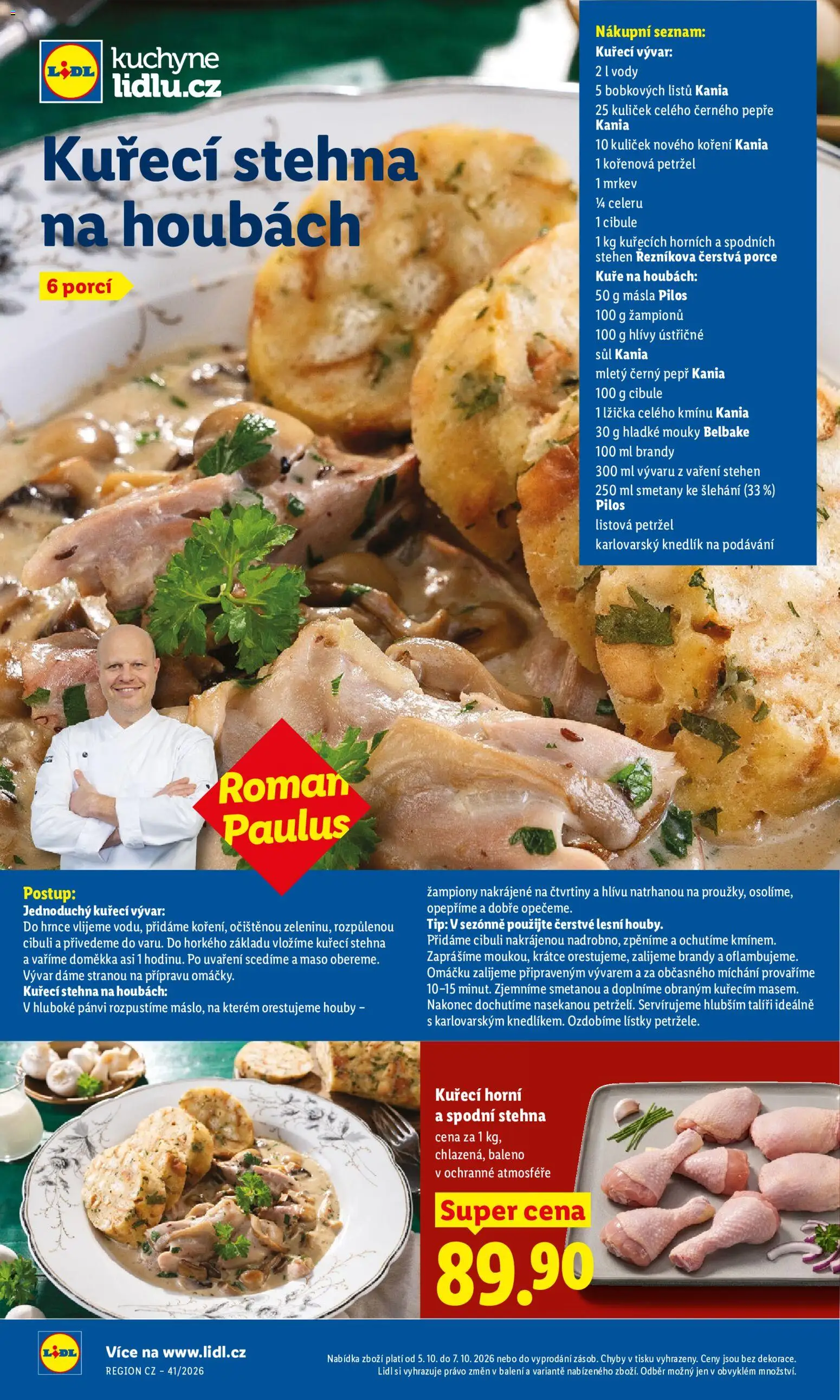 Lidl leták Leták in Česko