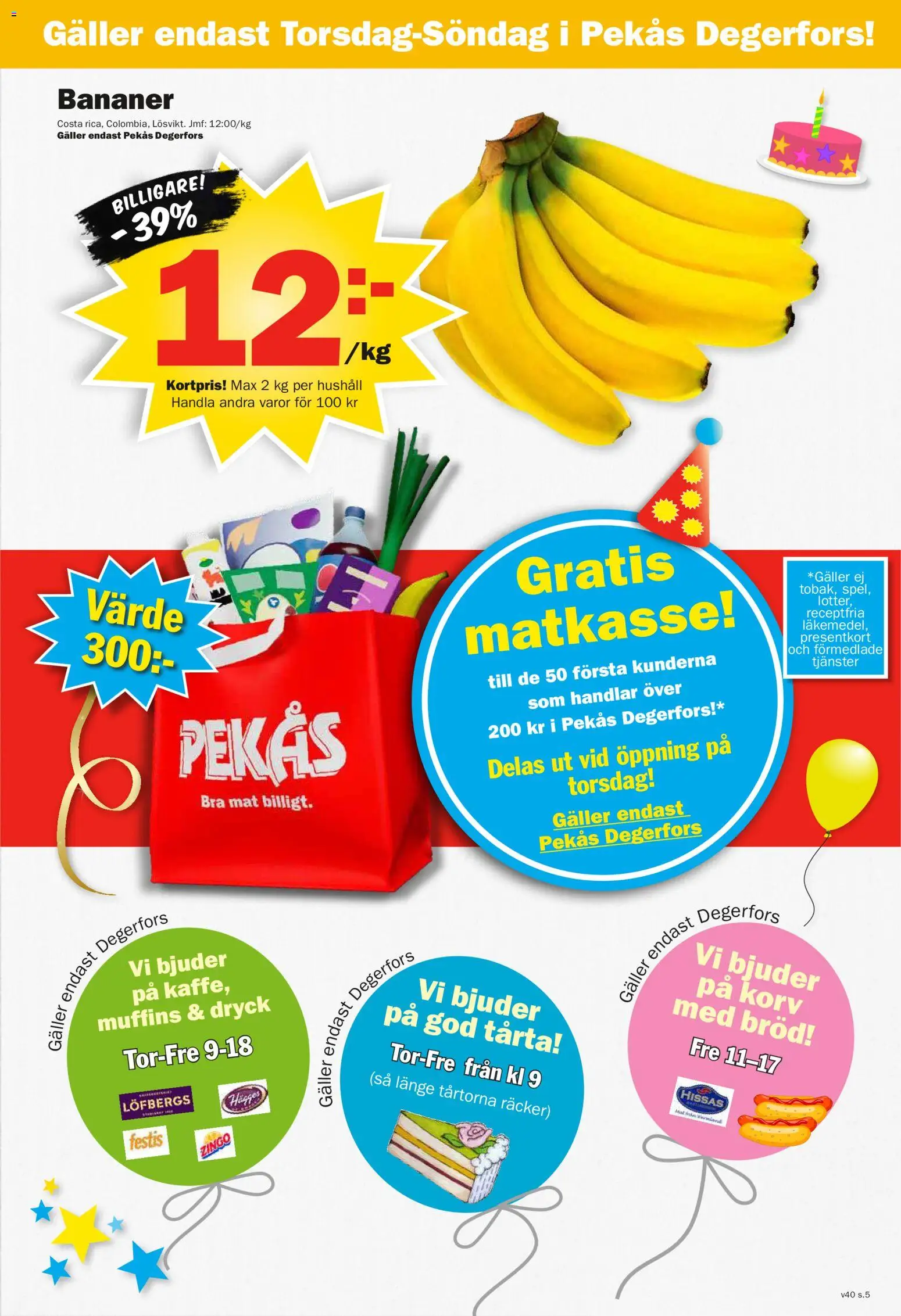 Pekås erbjudanden Reklamblad in Sverige