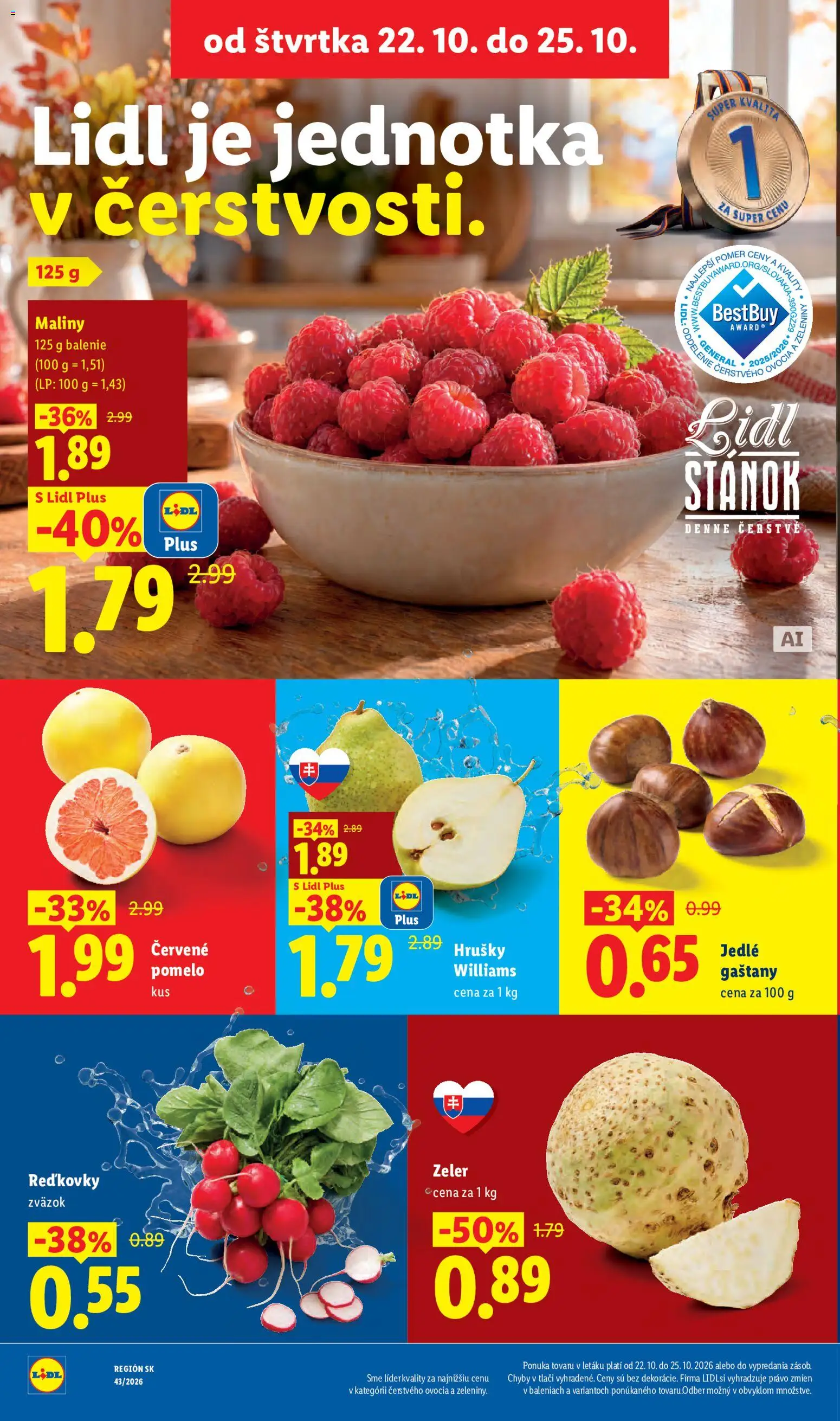 Lidl leták Leták in Slovensko