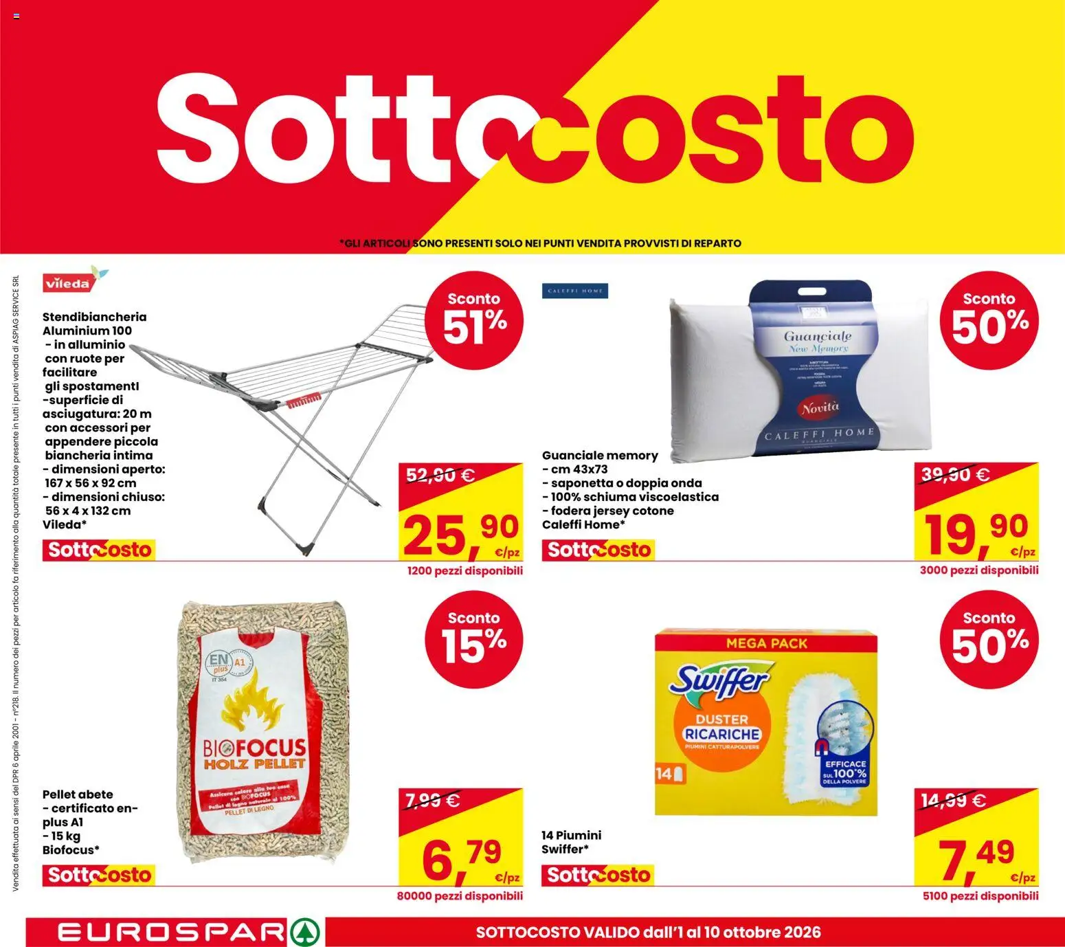 Eurospar volantino Volantino in Italy