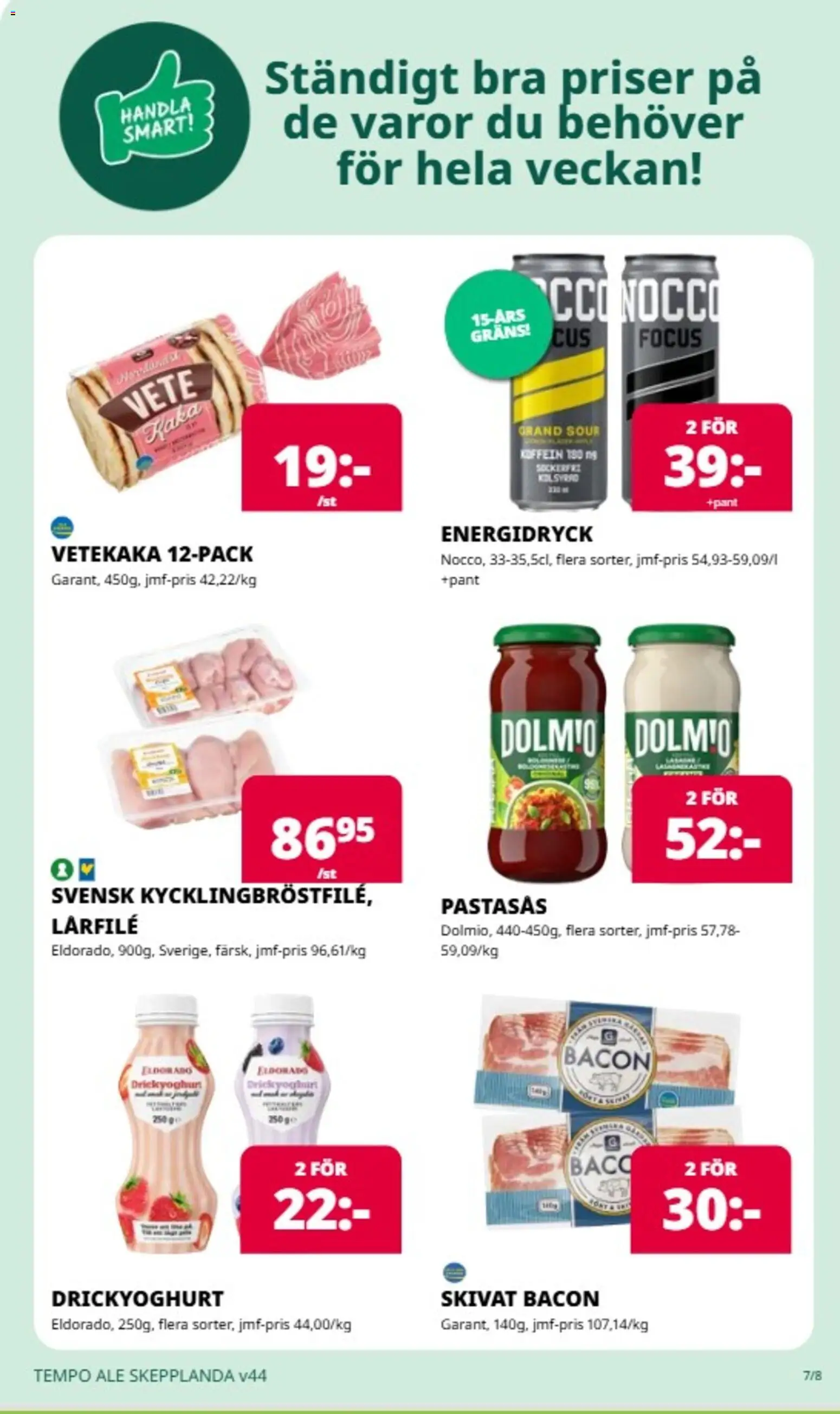 Tempo erbjudanden Reklamblad in Sverige