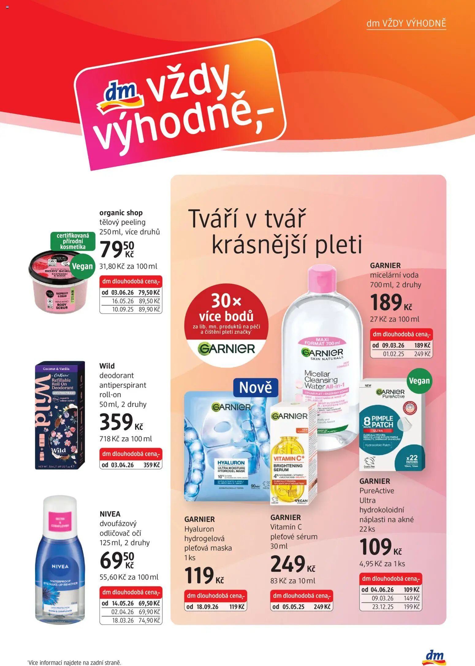 dm drogerie leták Leták in Česko