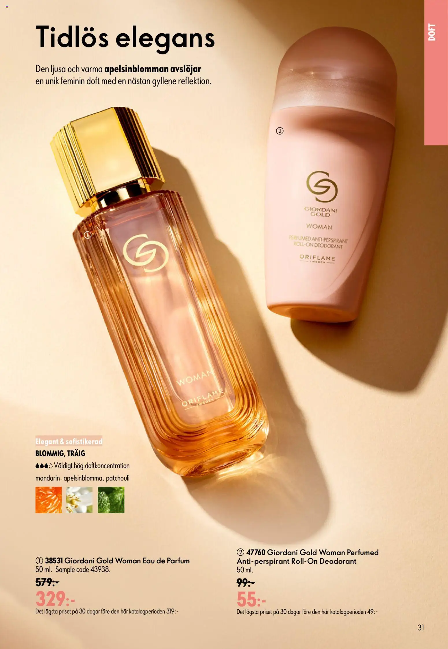 Nuvarande Oriflame erbjudanden 09/26 från 📣 24/06/2026 - 14/07/2026 📣 | Sverige