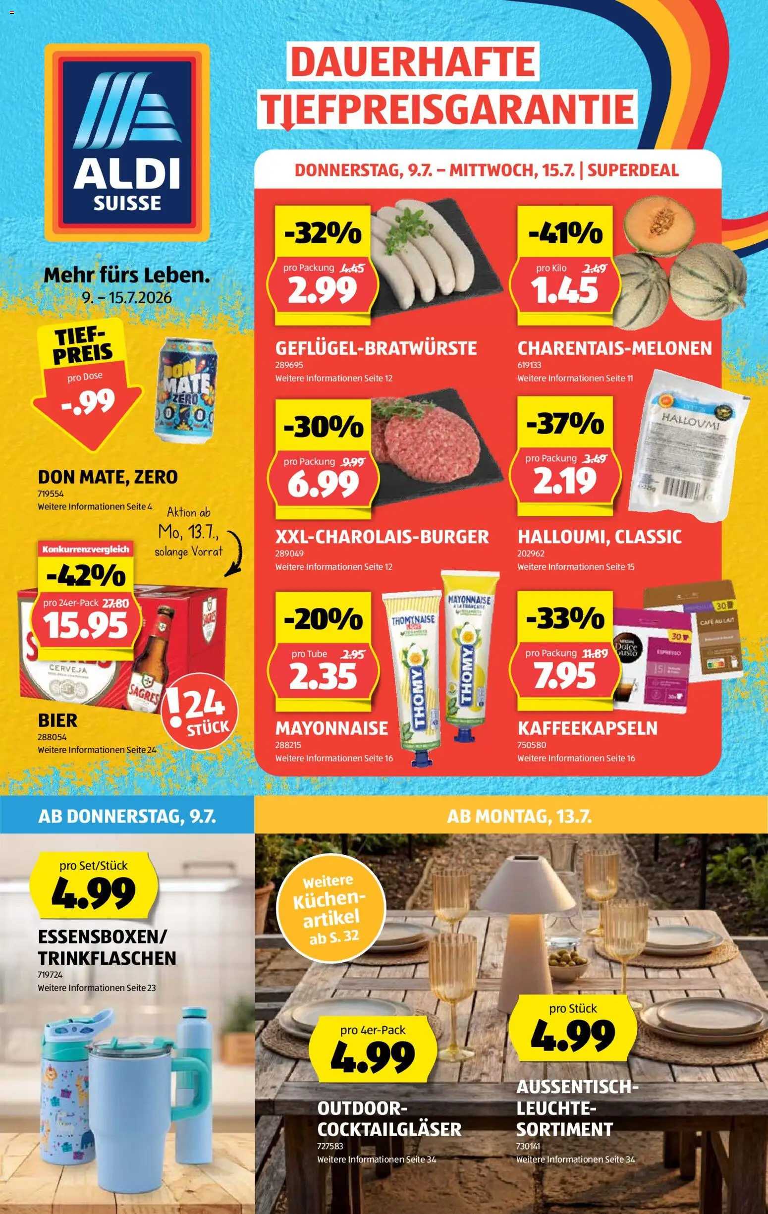 🛍️ Aldi aktionen ab 09.07.2026 » Entdecken Sie exklusive Rabatte und sparen Sie noch heute! 💰 | Schweiz