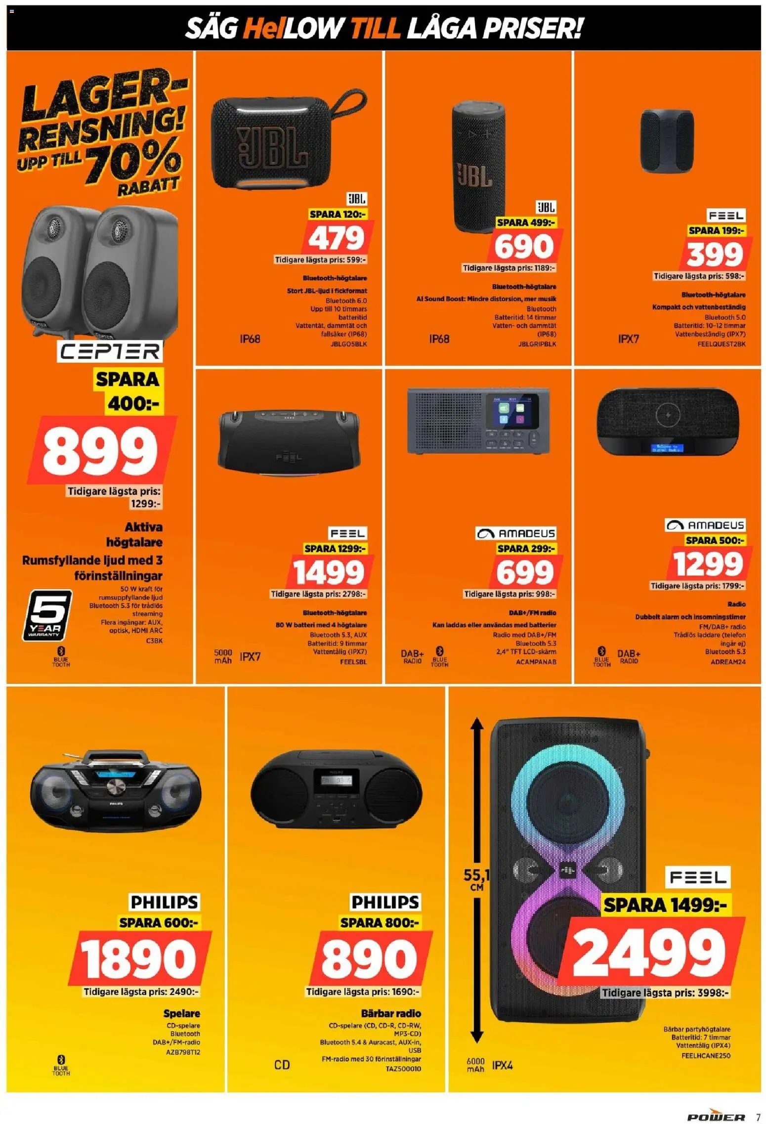 Power erbjudanden Reklamblad in Sverige