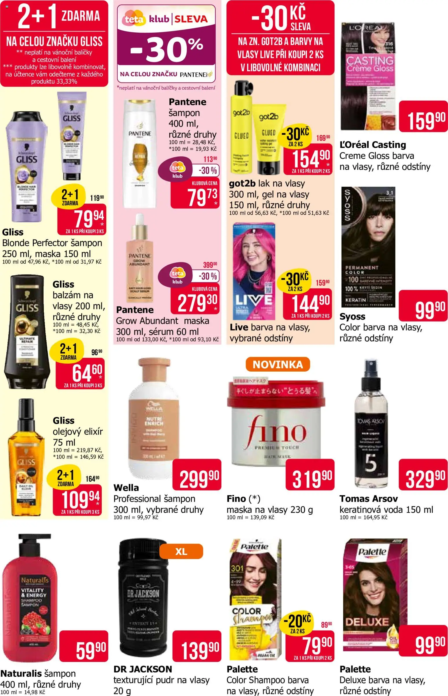 TETA Drogerie leták Leták in Česko