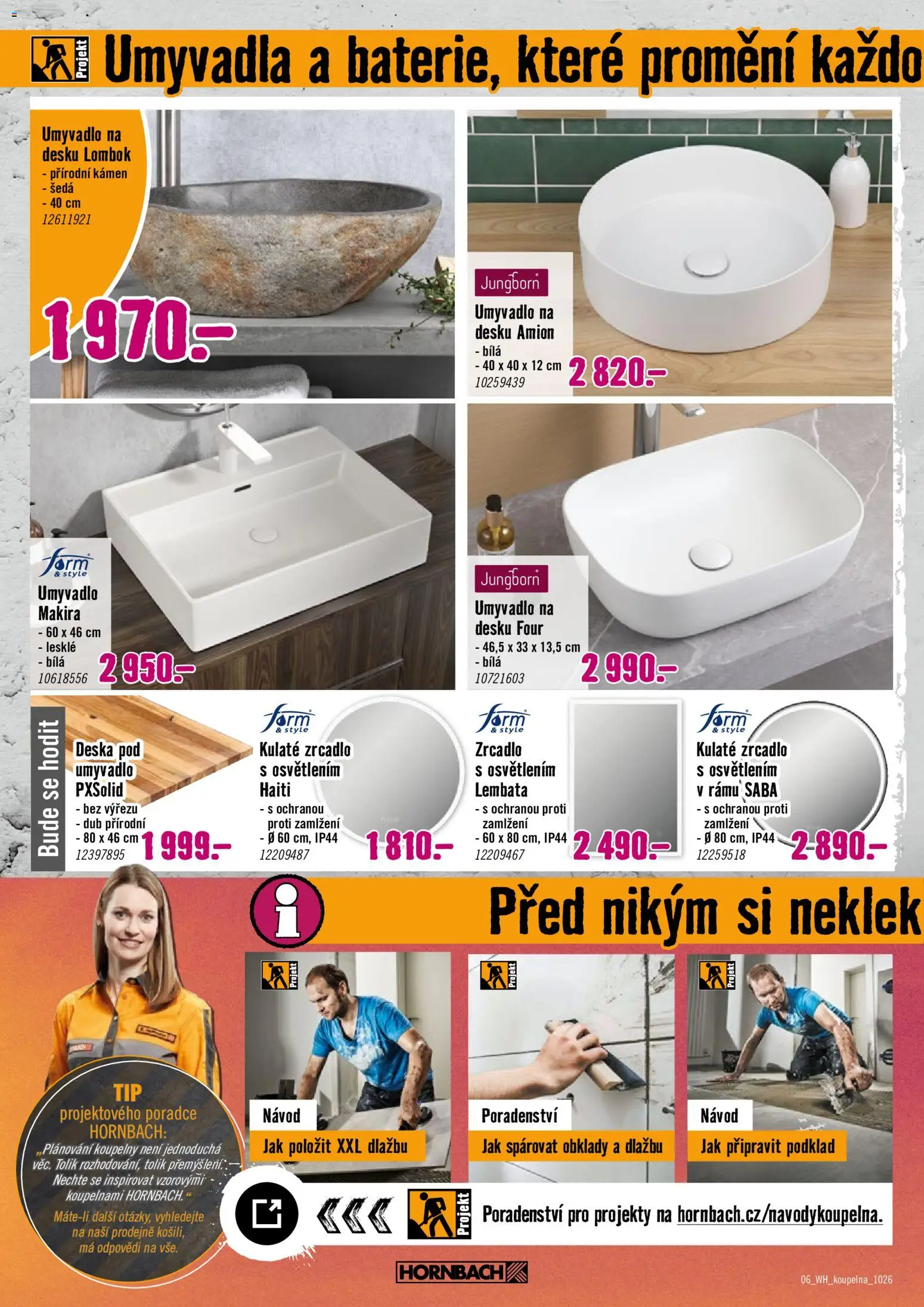 HORNBACH leták - Koupelna Leták in Česko