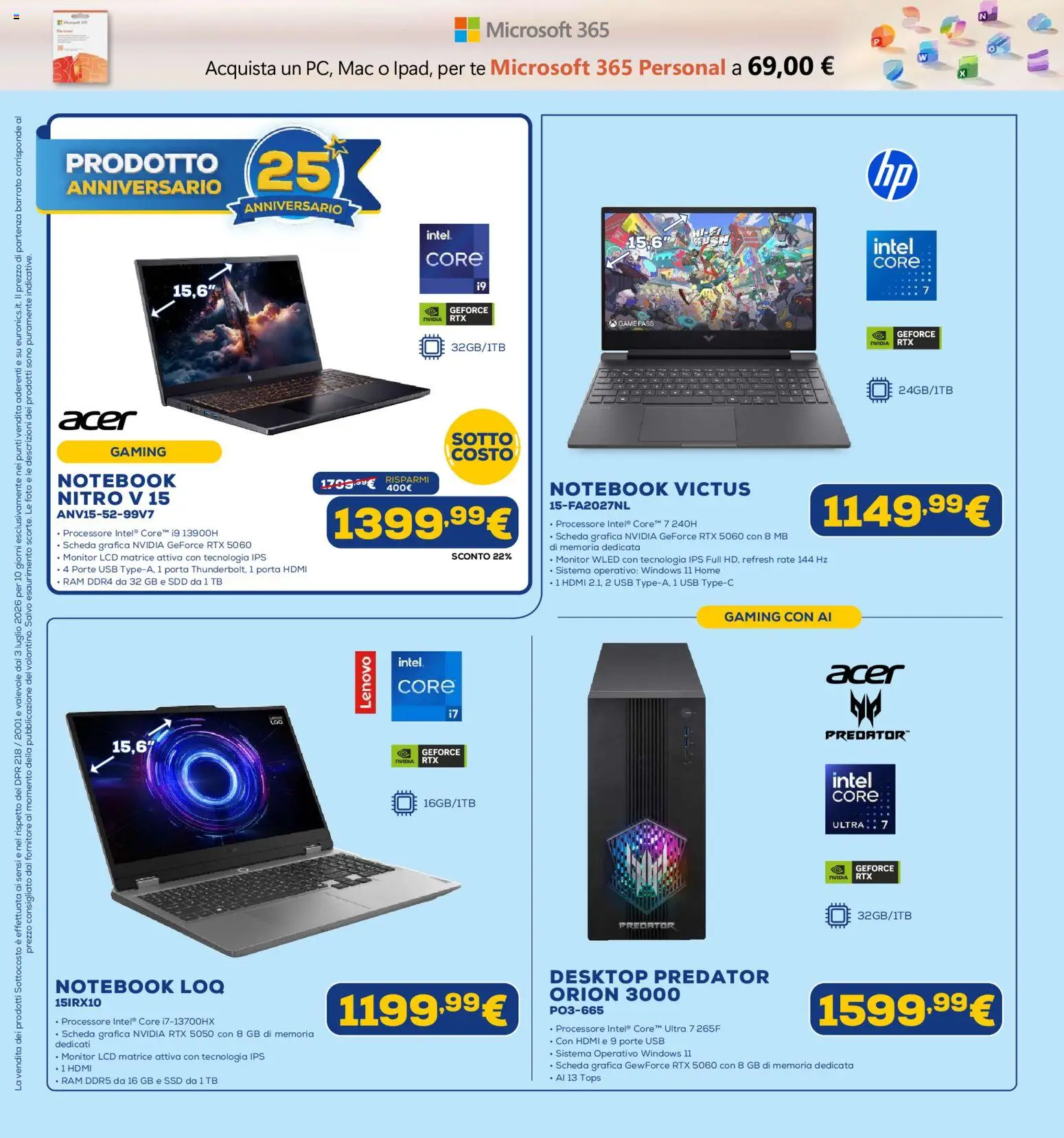 📣 Volantino Euronics dal 📅 03/07/2026 - Scopri le offerte ora!🔥 | Italy