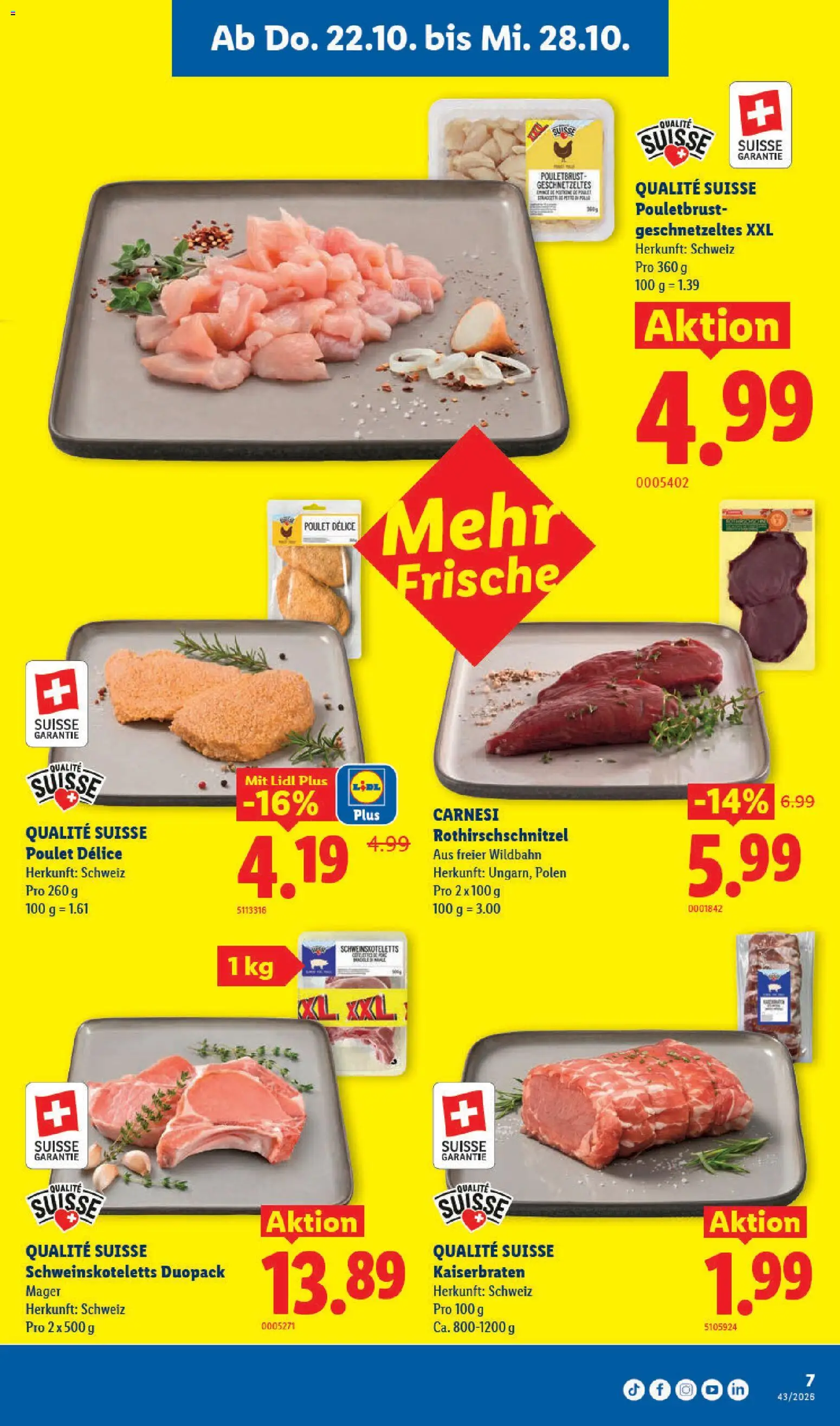Lidl aktionen Prospekt in Schweiz