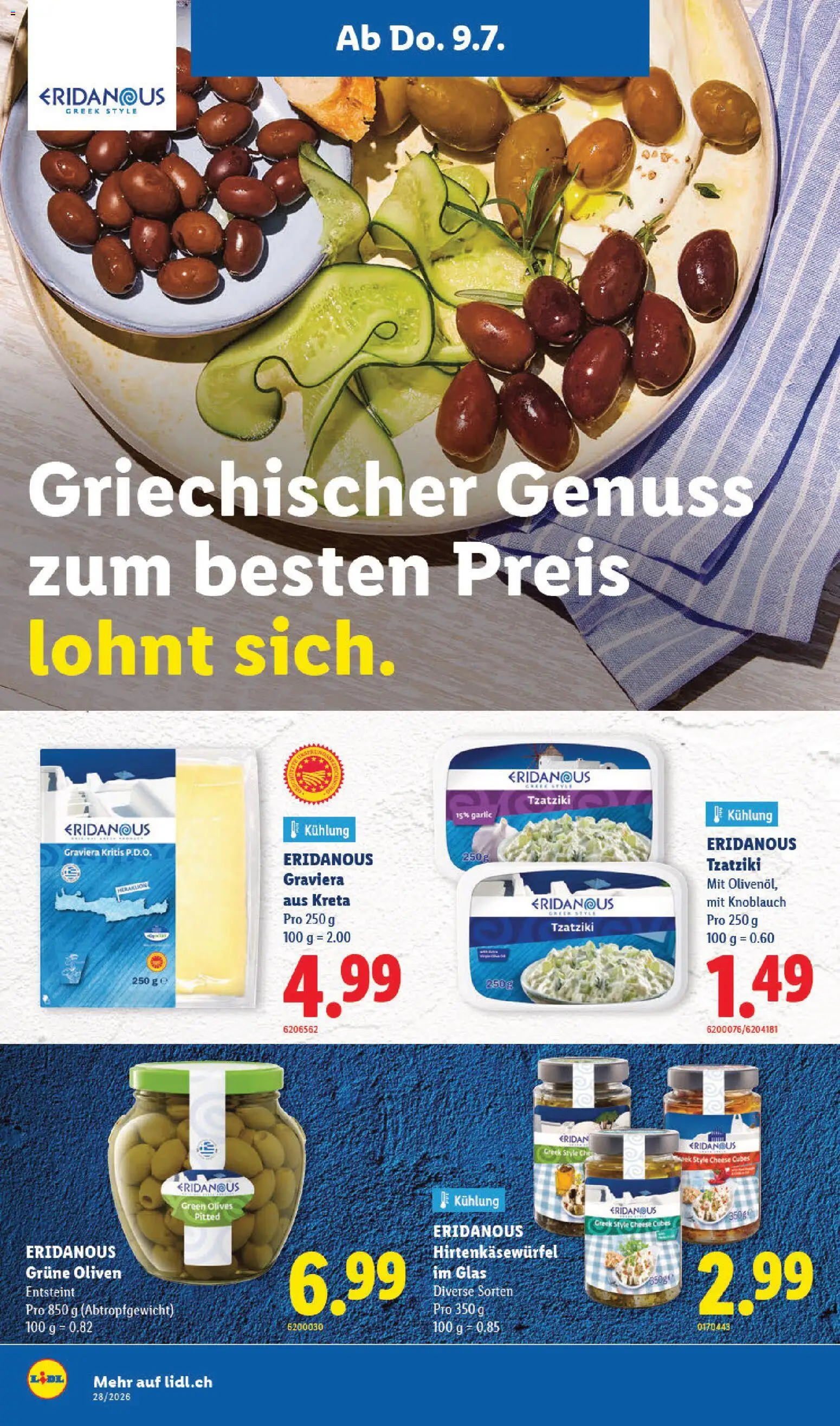 🛍️ Lidl aktionen ab 09.07.2026 » Entdecken Sie exklusive Rabatte und sparen Sie noch heute! 💰 | Schweiz