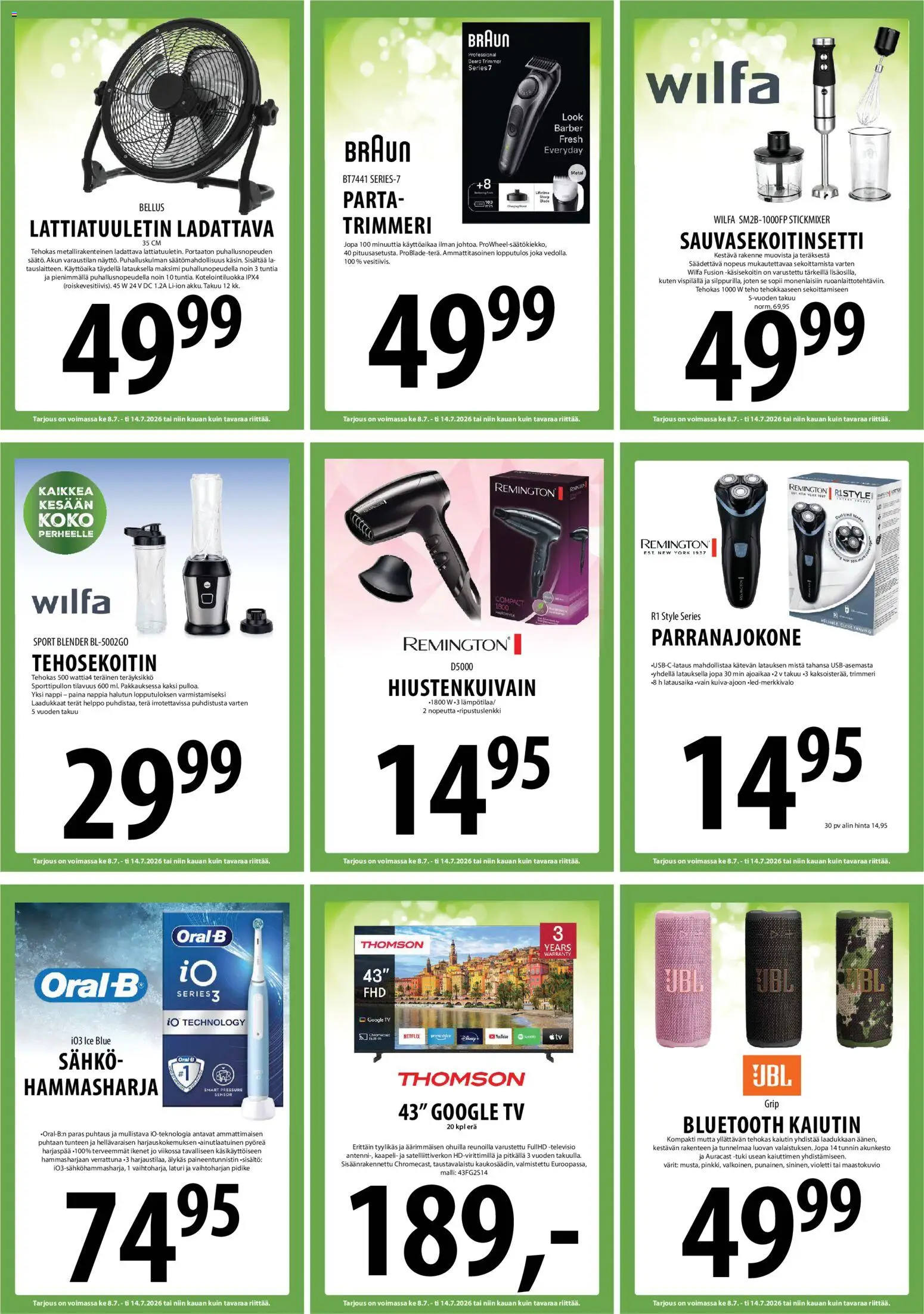🛍️ Tuuri tarjoukset alkaen 08/07/2026 » Katso huipputarjoukset ja säästä jo tänään! 💰 | Suomi