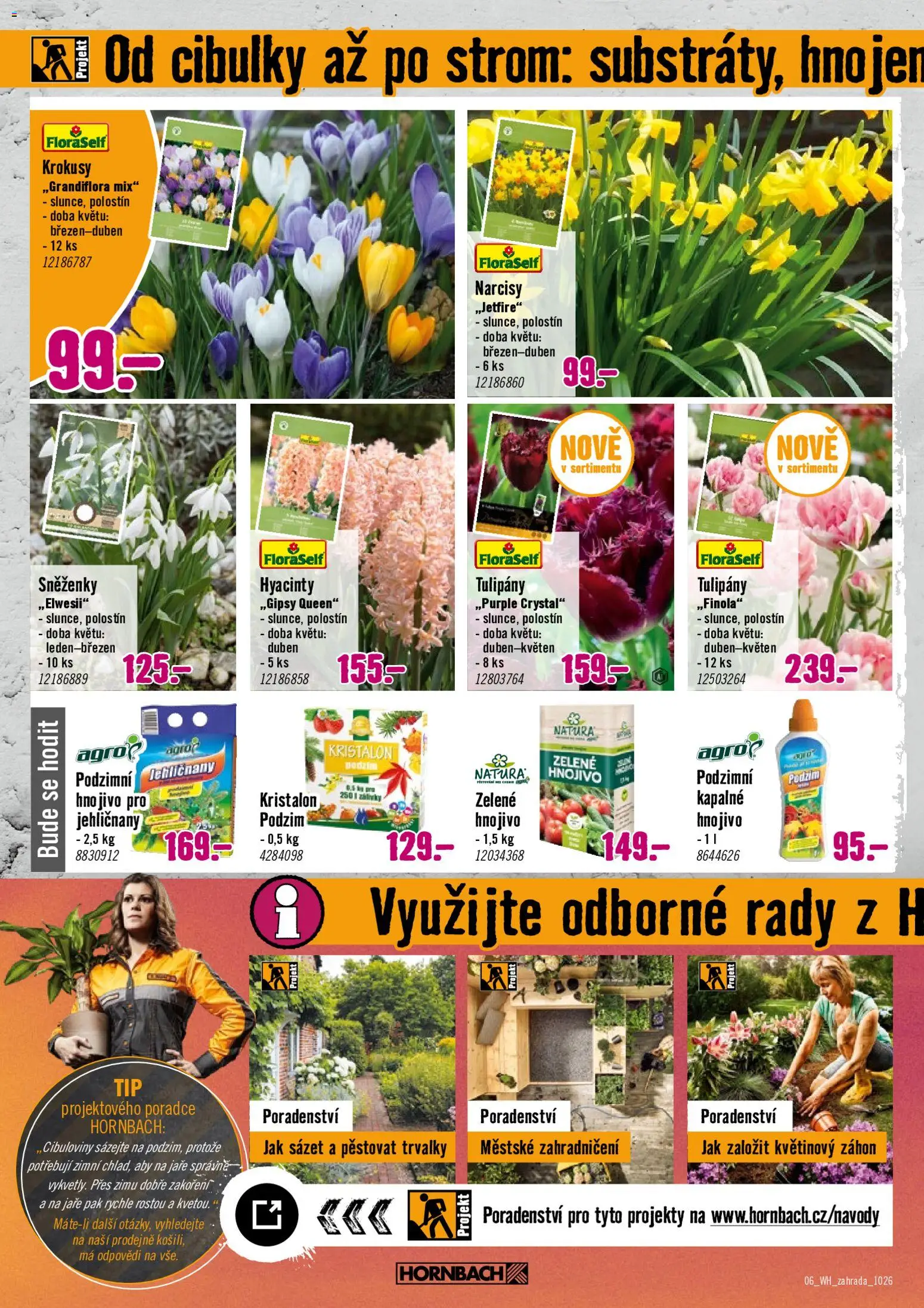 HORNBACH leták - Podzimní zahrada Leták in Česko