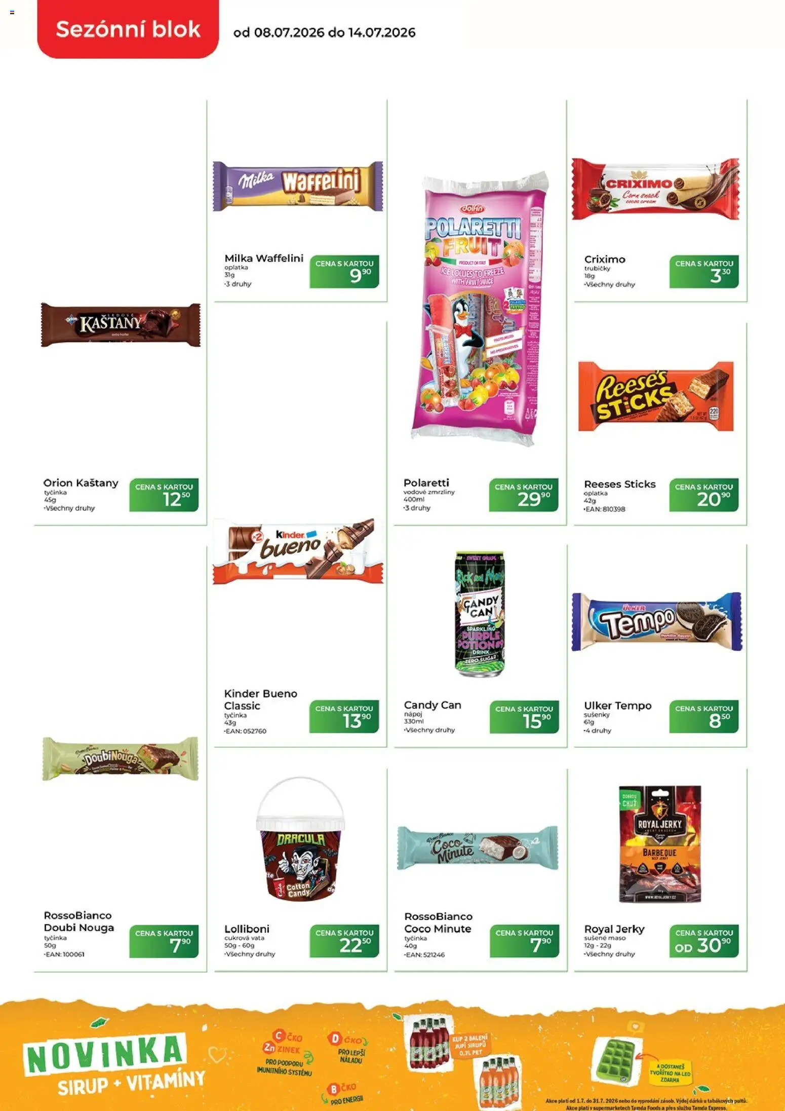 Tamda Foods leták od 08.07.2026 💥 Nenechte si ujít TOP nabídky! ⭐ | Česko