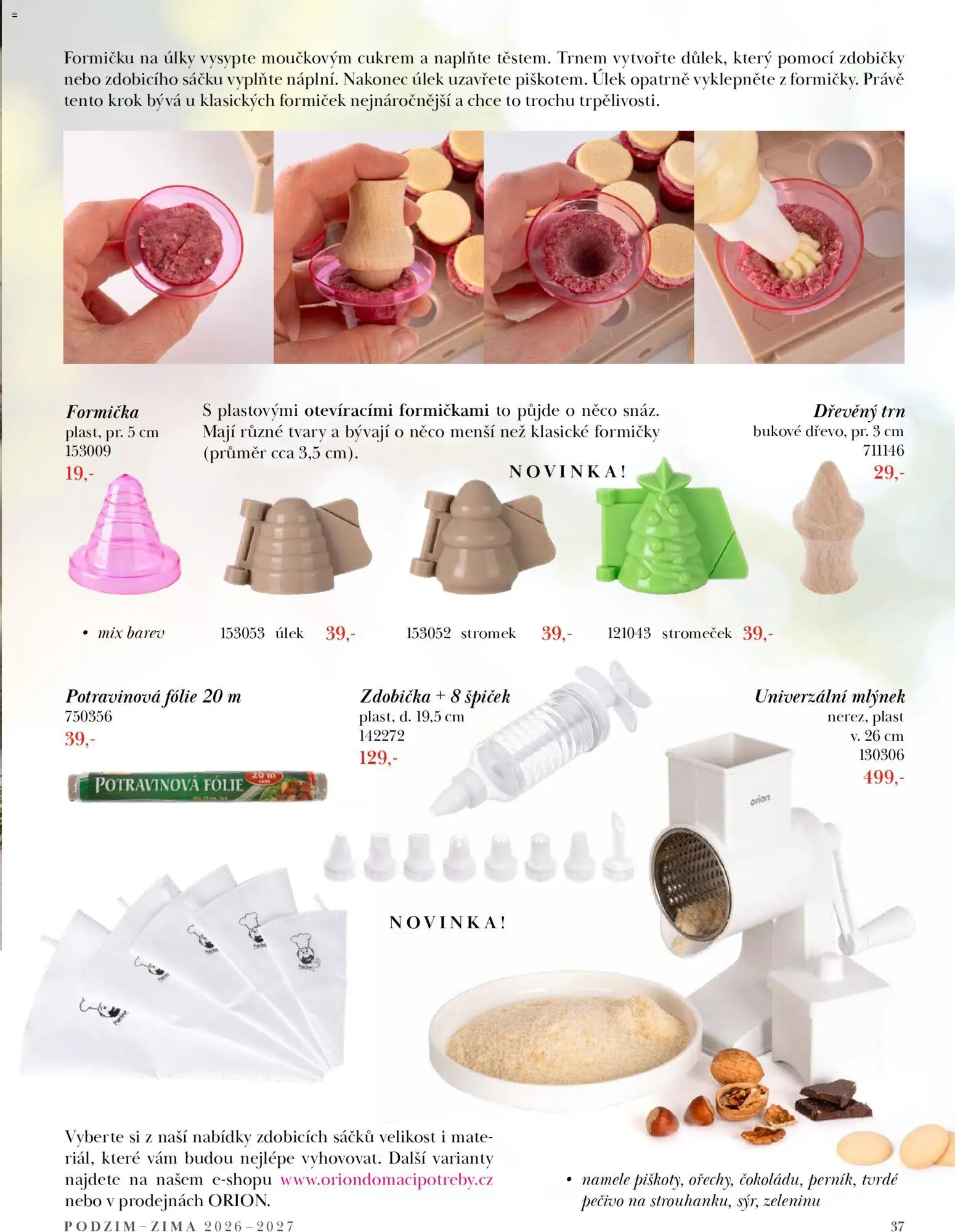 Orion katalog - Podzim/zima 2026/2027 Leták in Česko