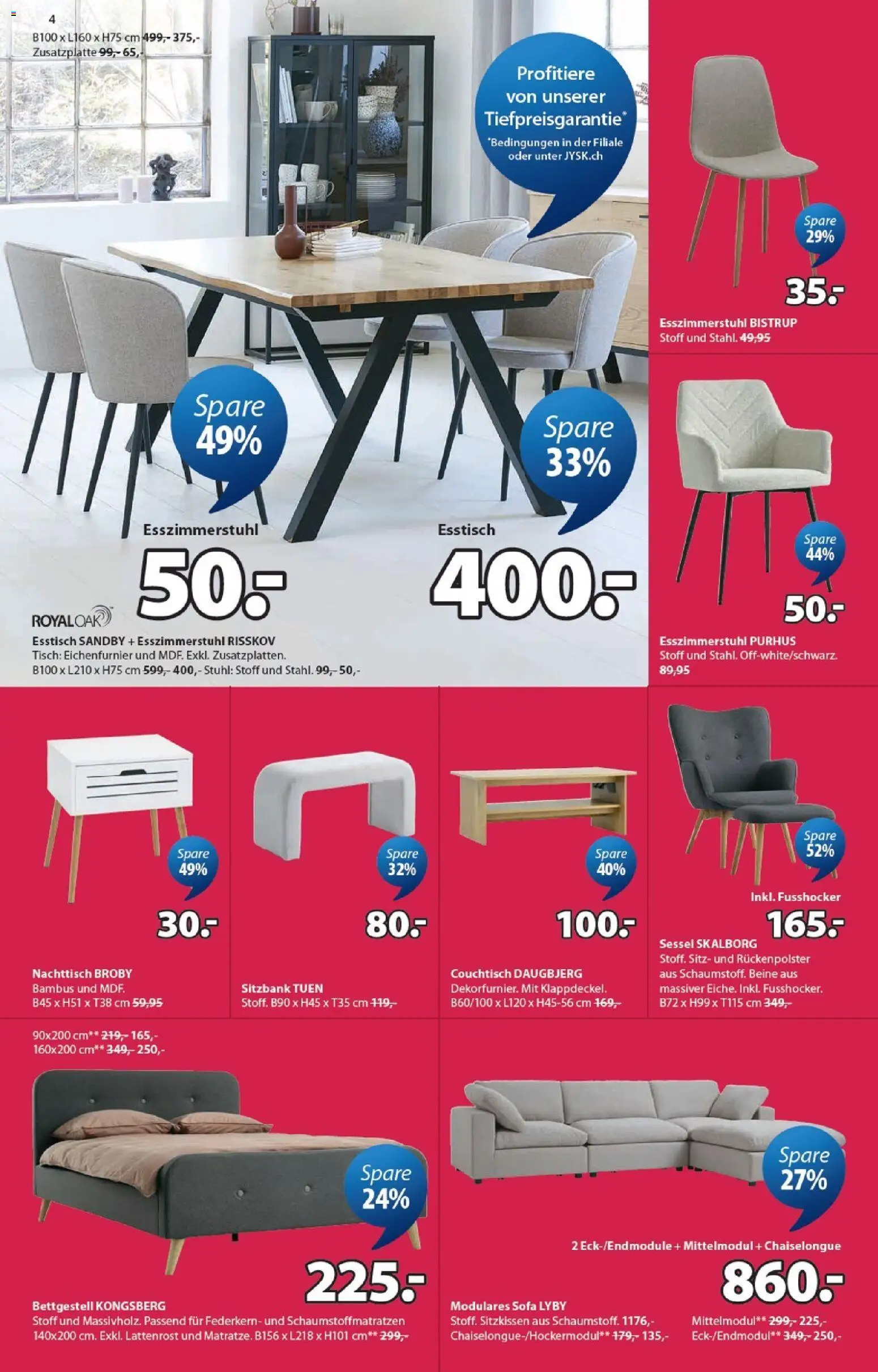 🛍️ JYSK aktionen ab 07.07.2026 » Entdecken Sie exklusive Rabatte und sparen Sie noch heute! 💰 | Schweiz