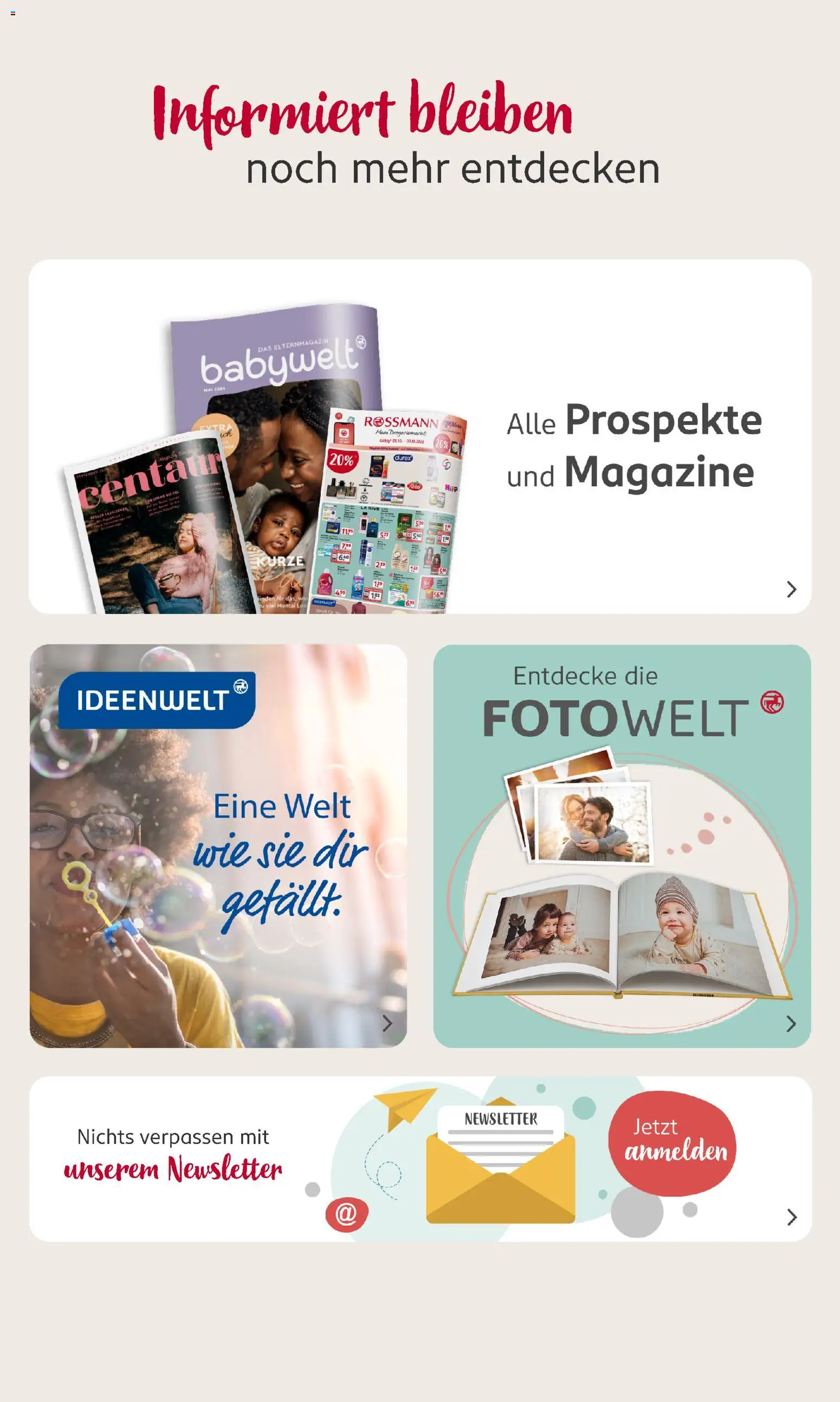 Rossmann Prospekt Prospekt in Deutschland