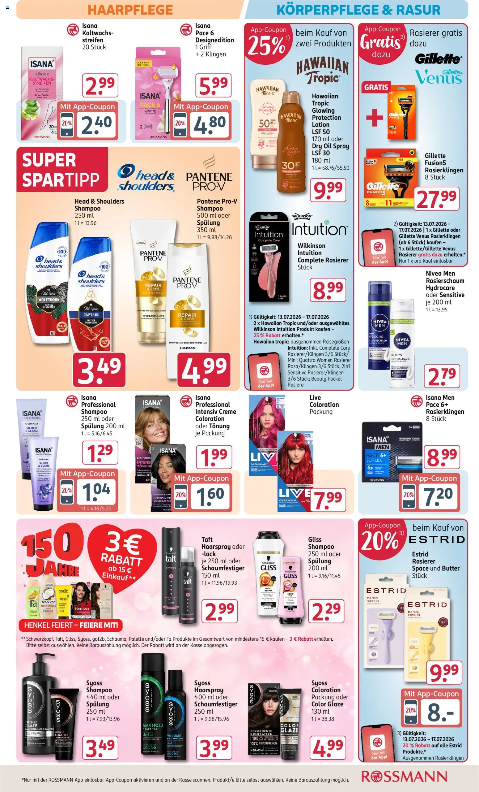 Rossmann Prospekt | 13.07.2026 | Wie erhält man einen begrenzten Rabatt? | Deutschland