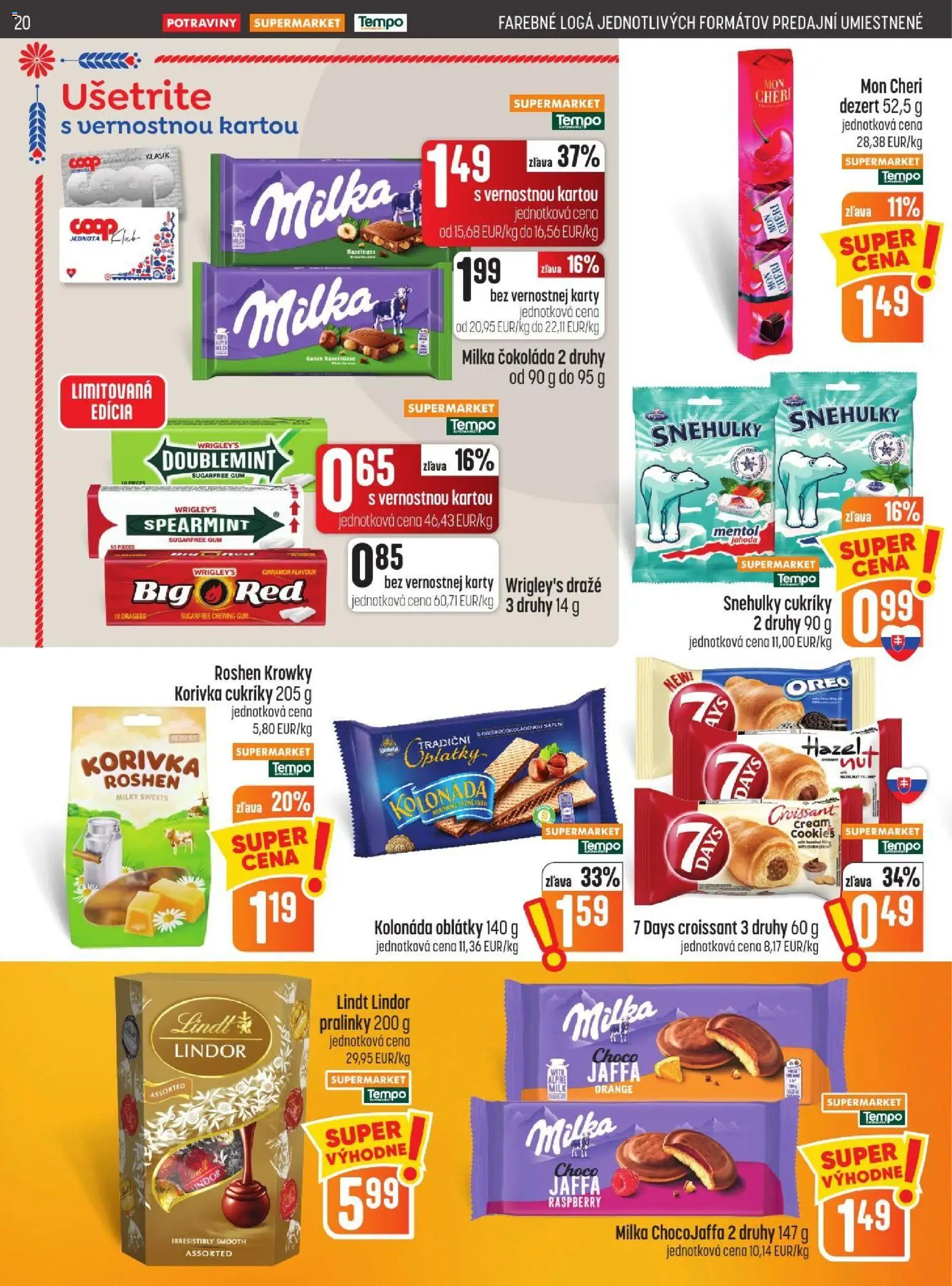 COOP Jednota leták Leták in Slovensko