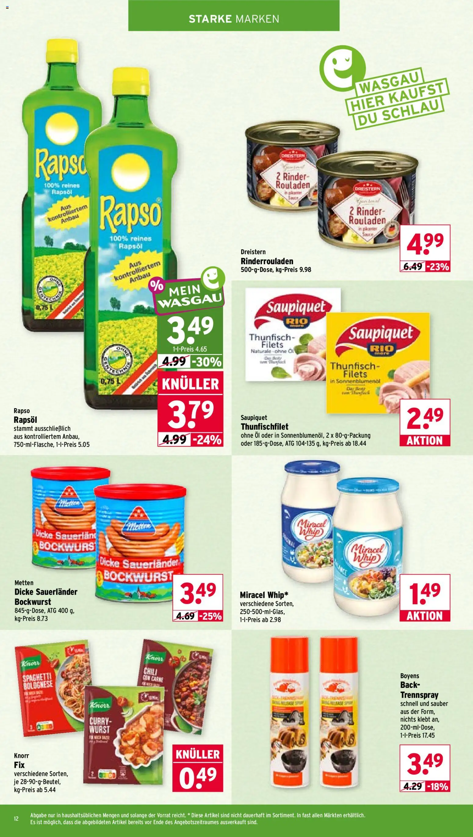 Wasgau Prospekt Prospekt in Deutschland
