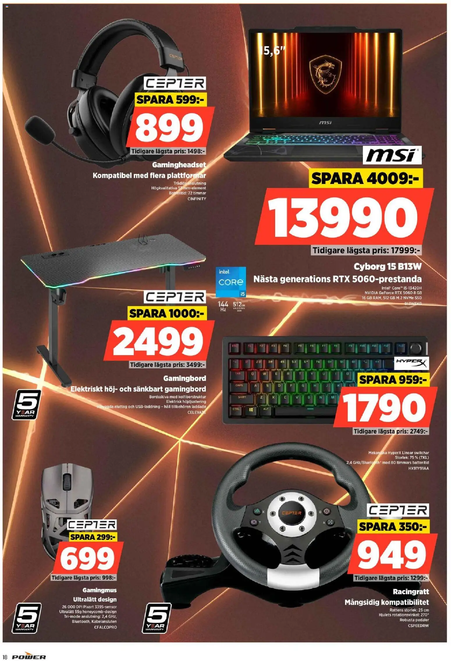 Power erbjudanden Reklamblad in Sverige