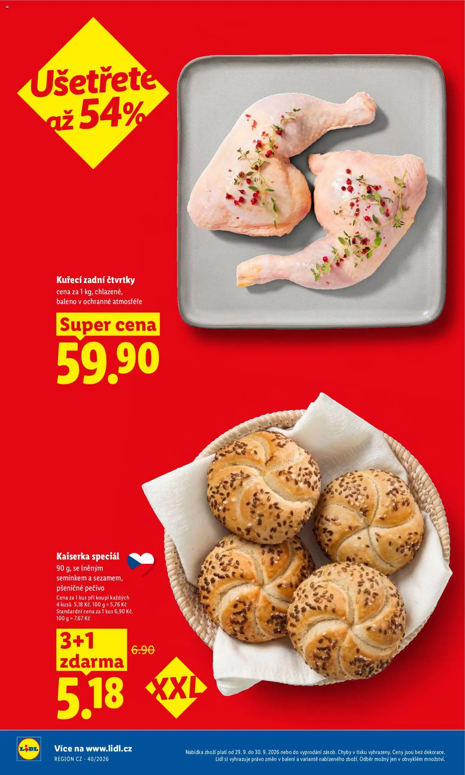 Lidl leták Leták in Česko