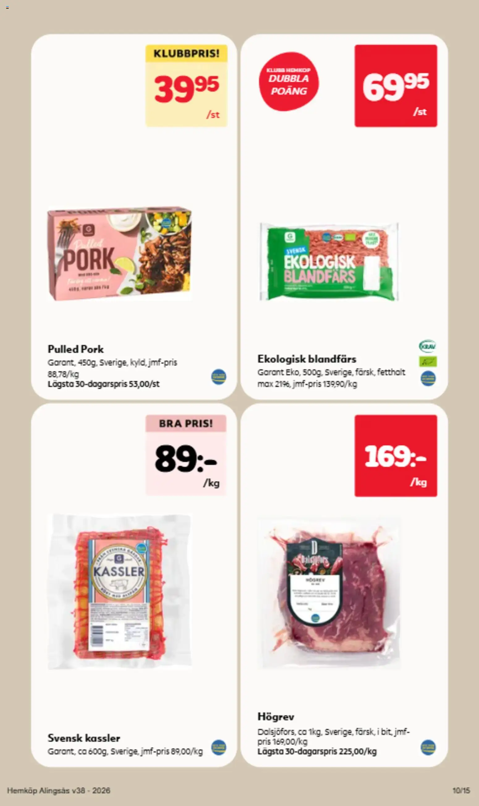 Hemköp erbjudanden Reklamblad in Sverige