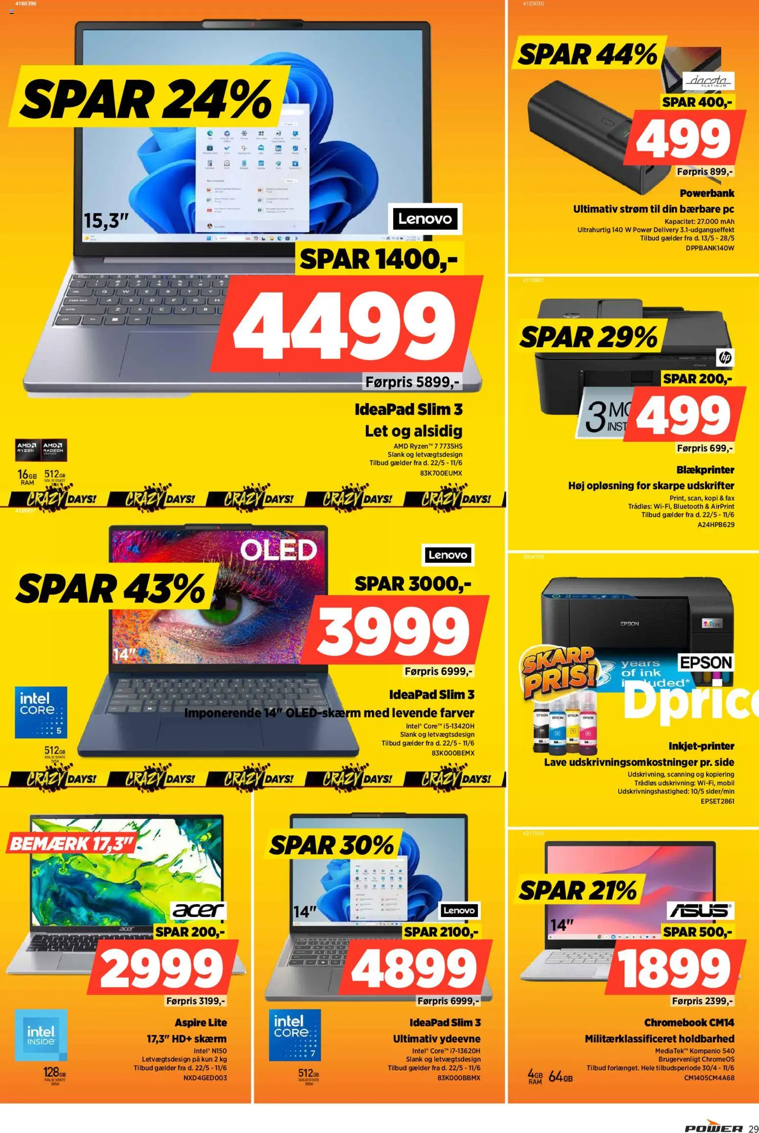 🛍️ Power - Tilbudsavis fra 22/05/2026 » Se eksklusive tilbud og spar penge i dag! 💰 | Danmark
