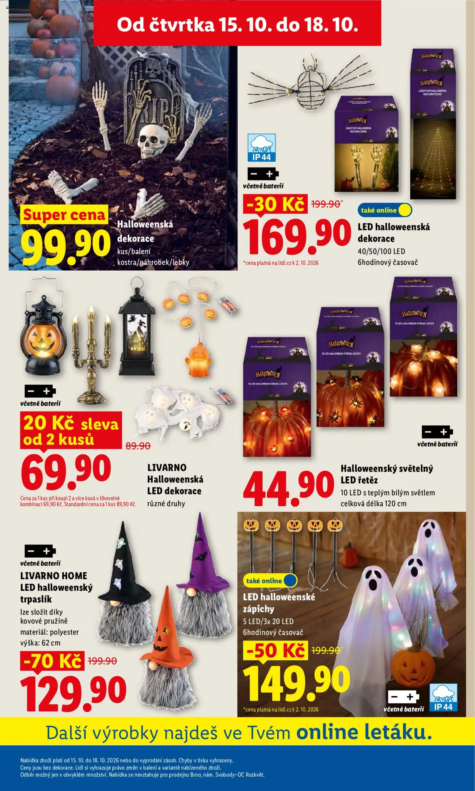 Lidl leták Leták in Česko