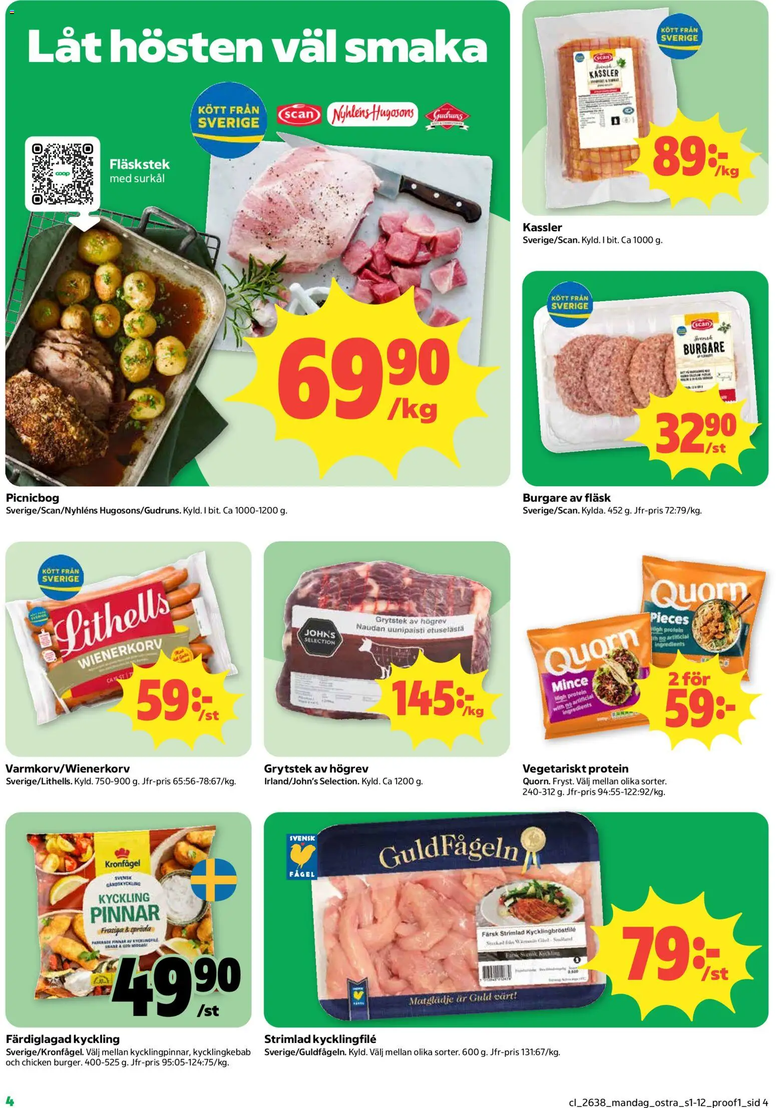 Coop Daglivs erbjudanden Reklamblad in Sverige