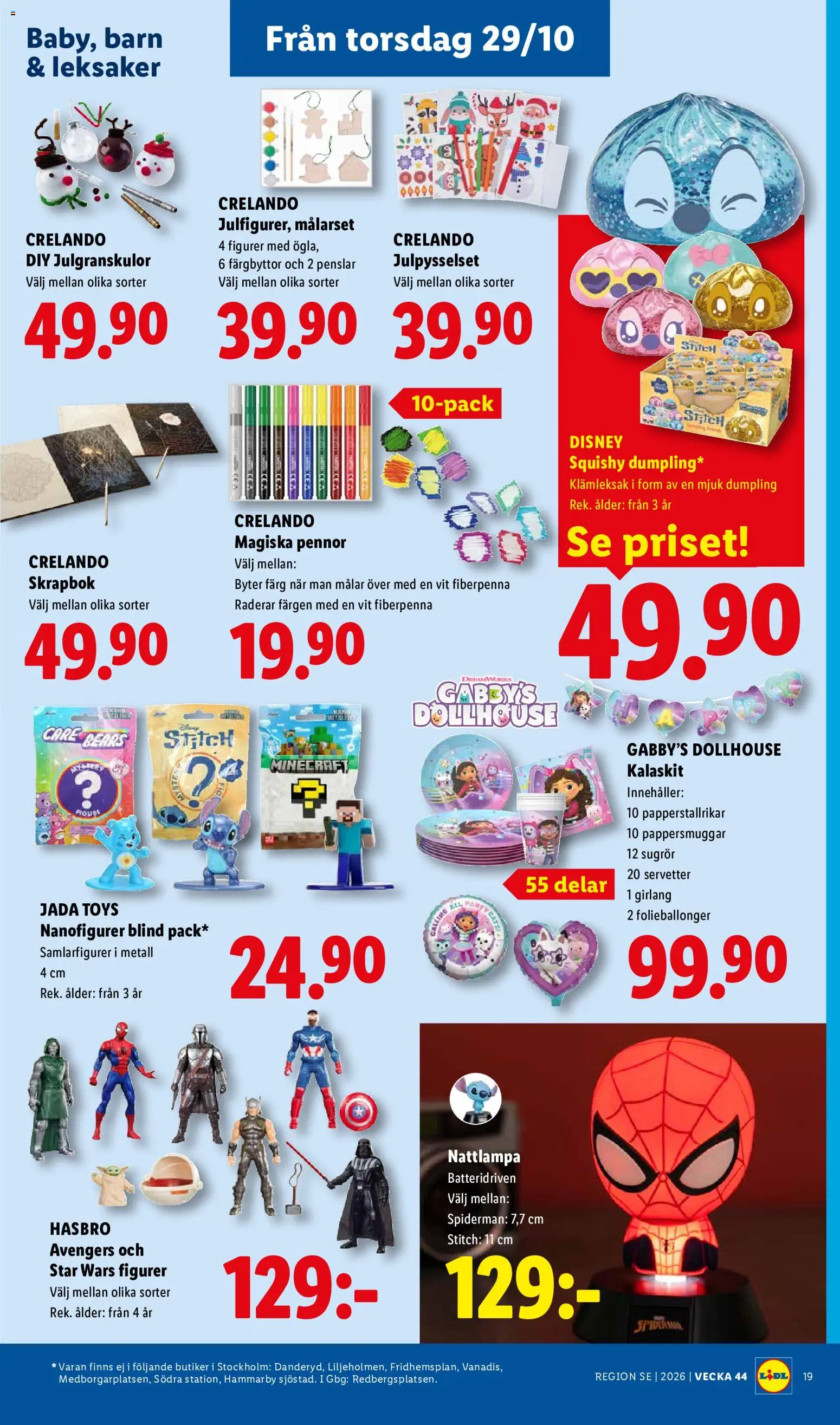 Lidl erbjudanden Reklamblad in Sverige