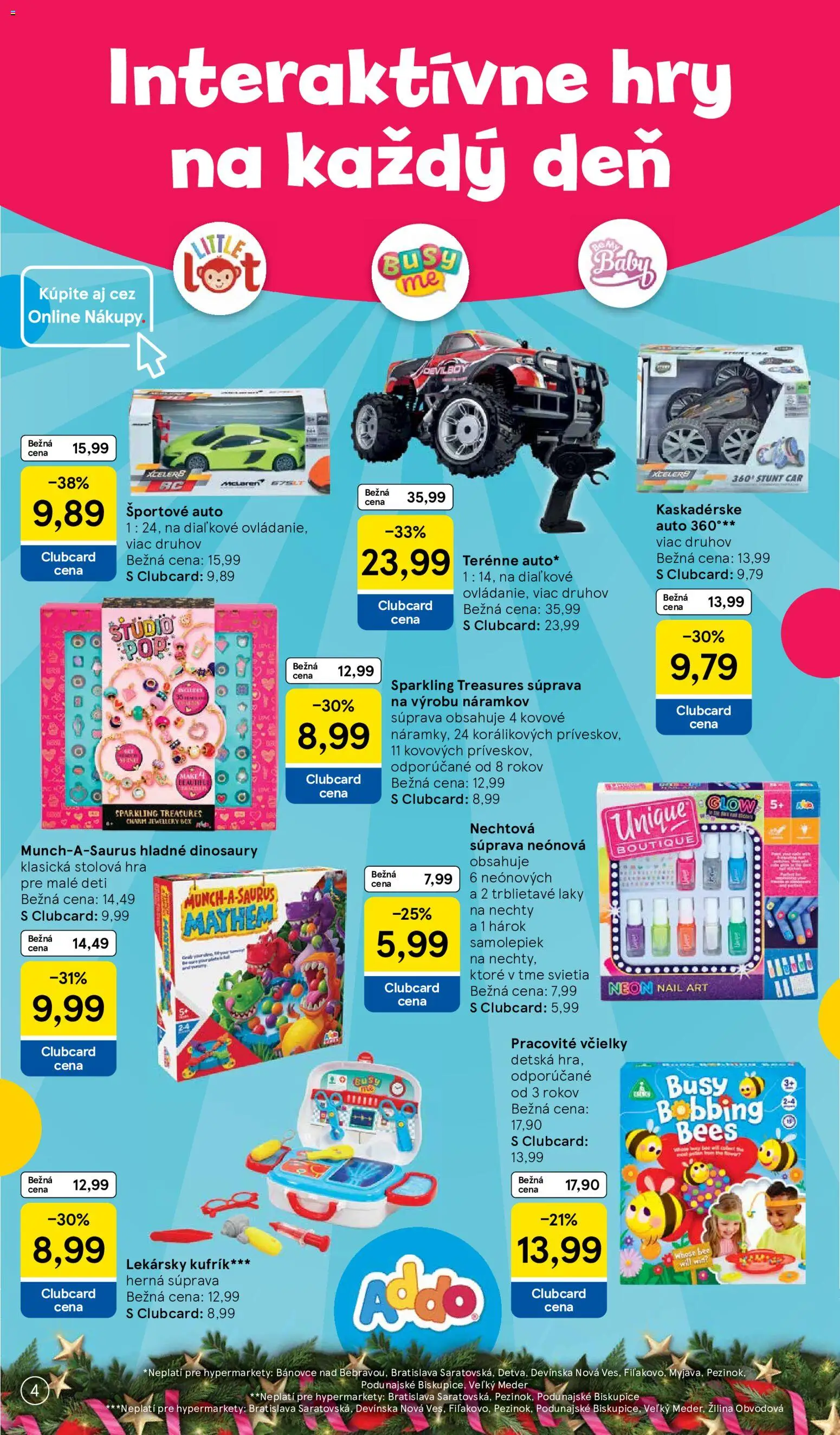 Tesco katalóg hračiek Leták in Slovensko