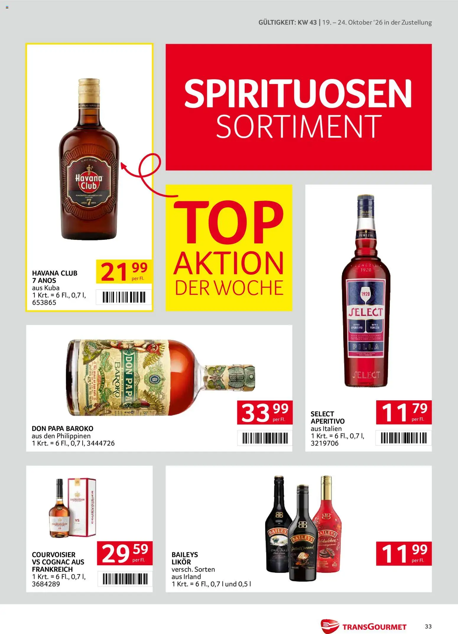Transgourmet Flugblatt Flugblatt in Österreich