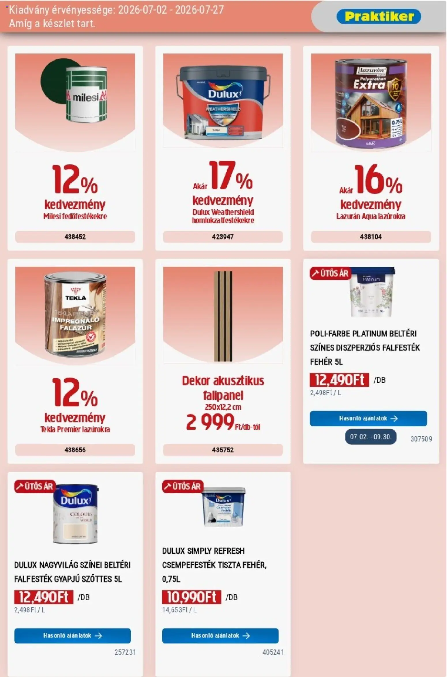 Praktiker Akciós Újság 2026.07.02.-tól/töl - fantasztikus ajánlatokat! 🛍️ | Magyarország
