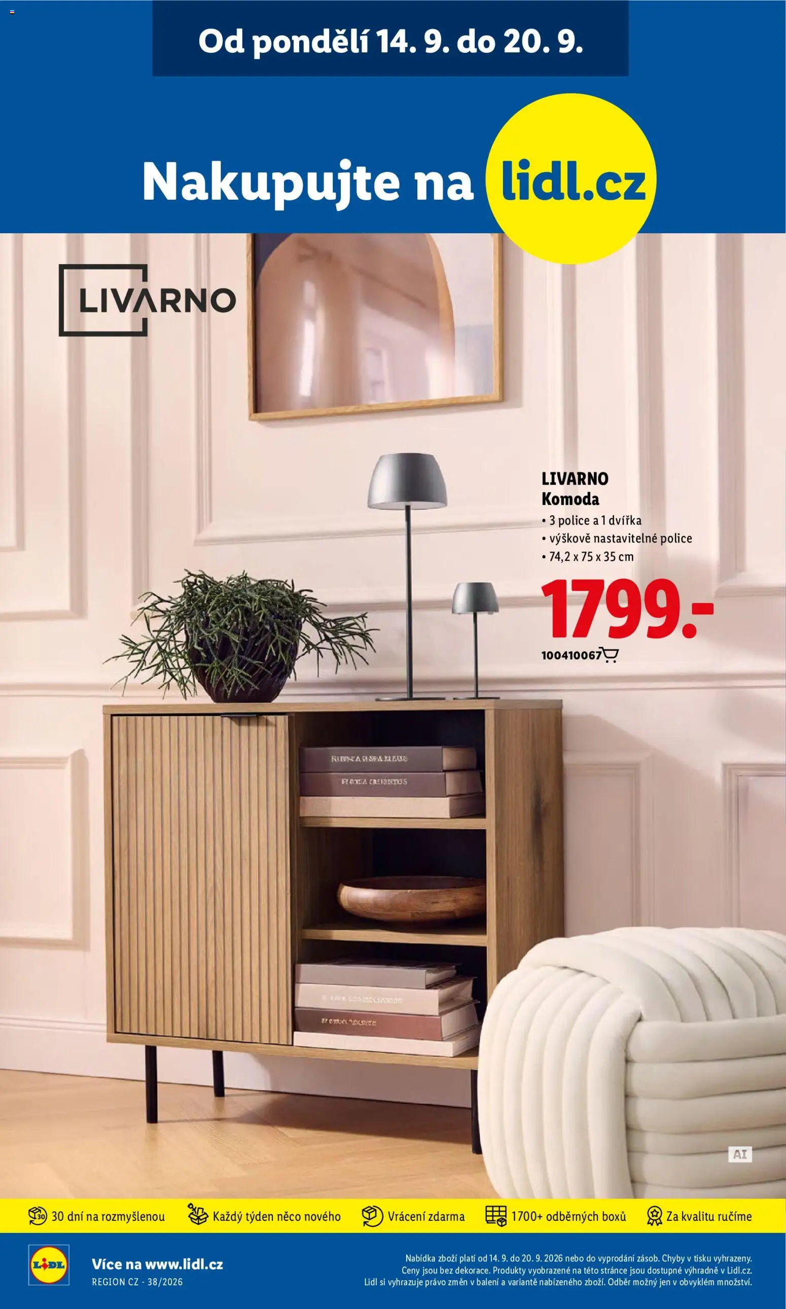 Lidl leták Leták in Česko