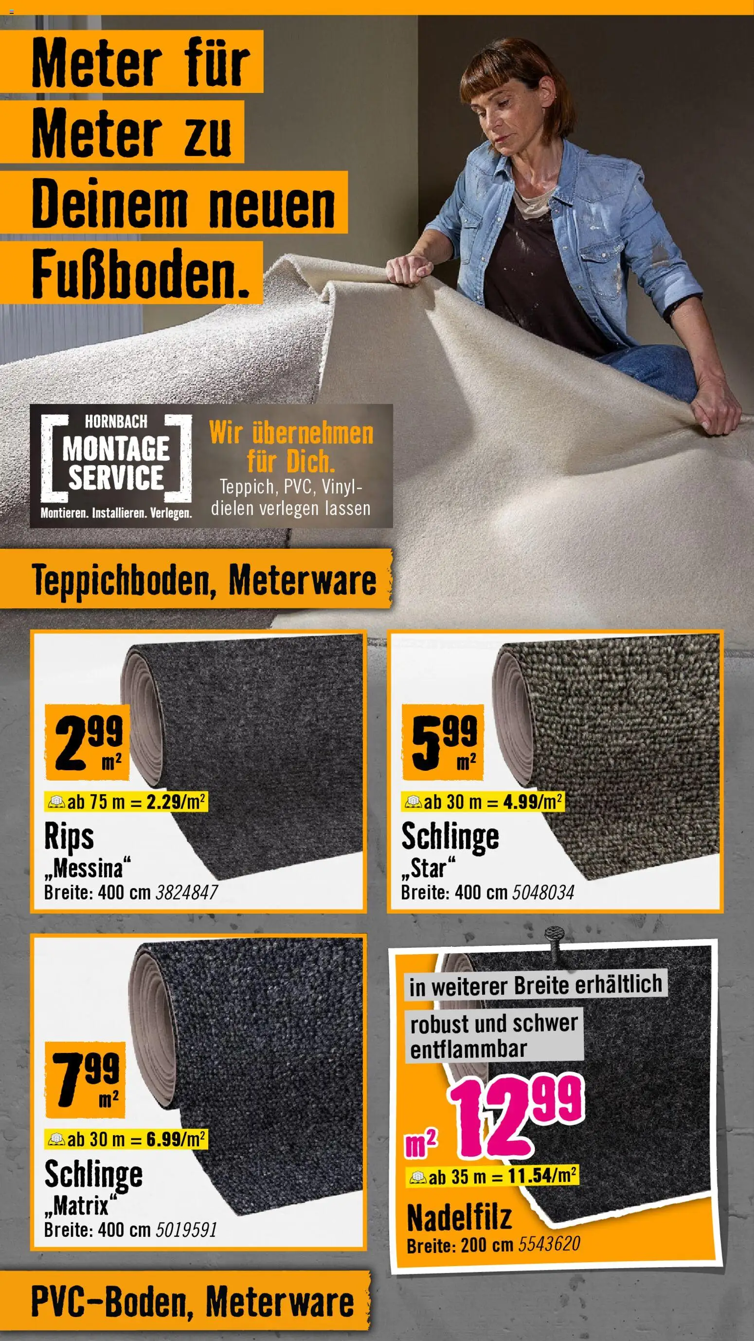 Hornbach Flugblatt Flugblatt in Österreich