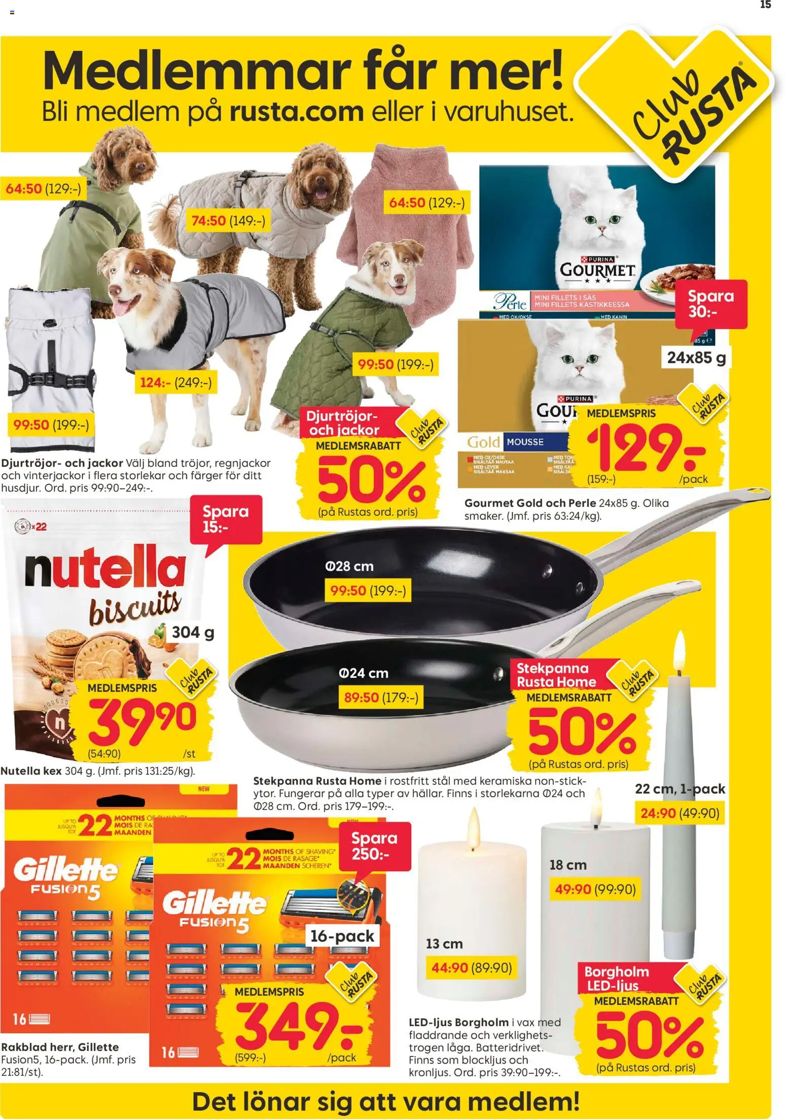 Rusta erbjudanden Reklamblad in Sverige