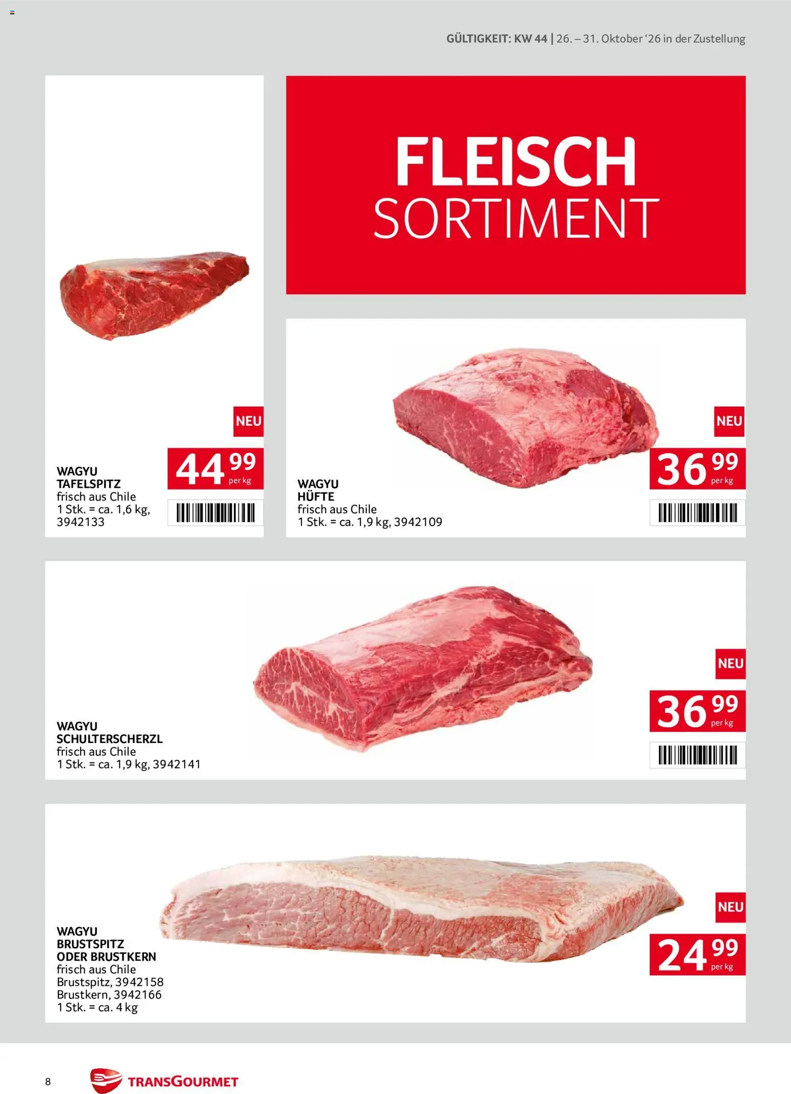 Transgourmet Flugblatt Flugblatt in Österreich