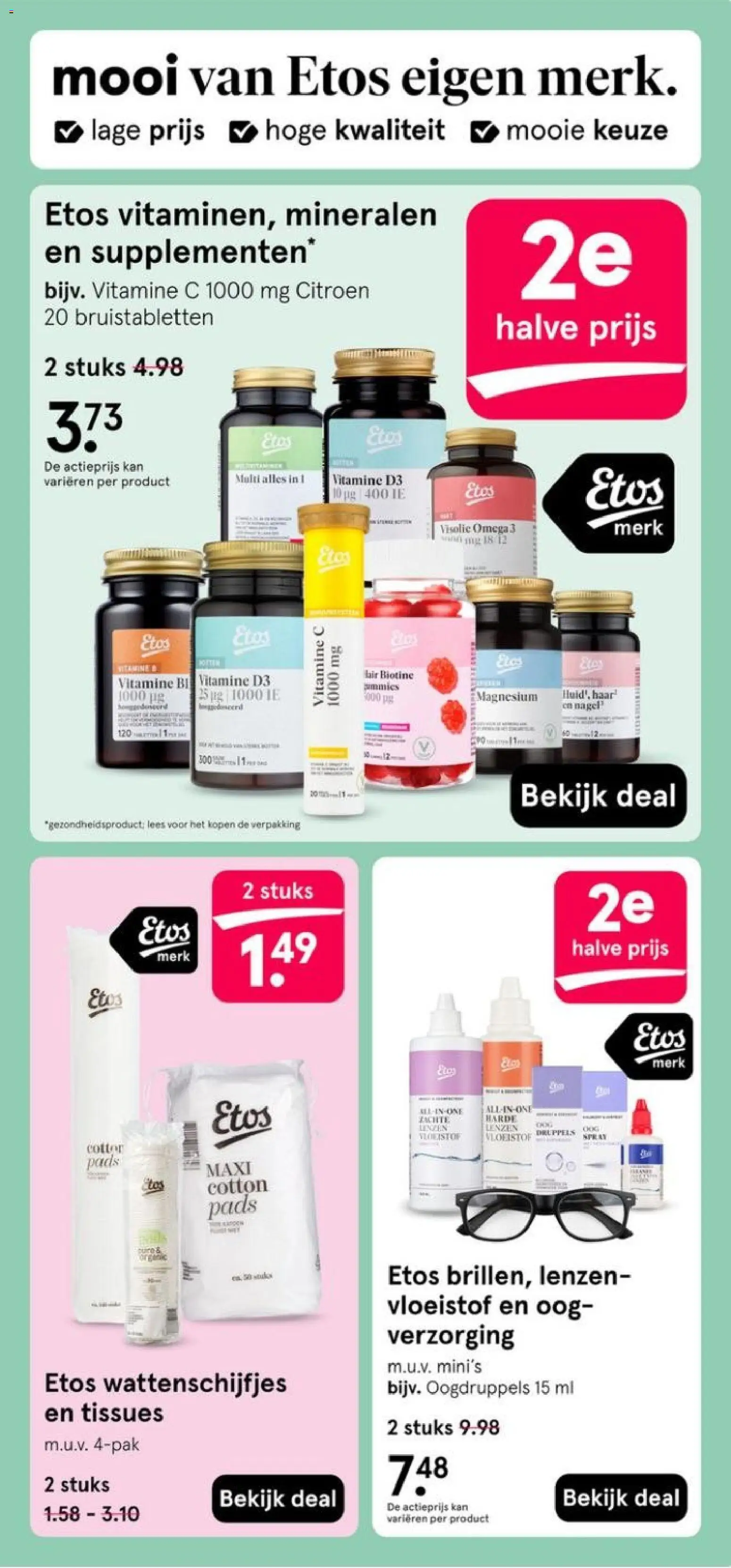 Nieuwe » Etos folder voor Juli « is er! Ontdek geweldige aanbiedingen en bespaar. | Nederland