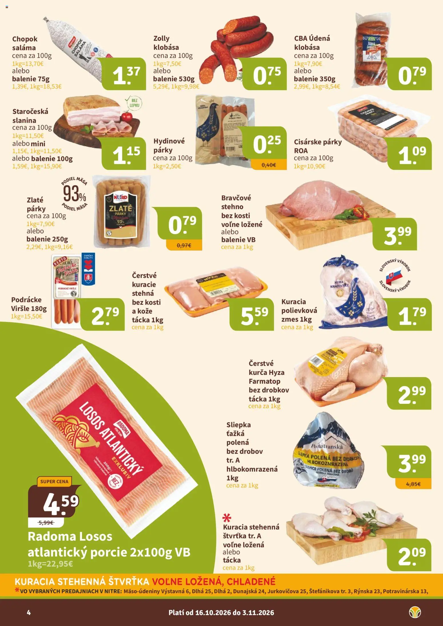 Nitrazdroj Leták Leták in Slovensko